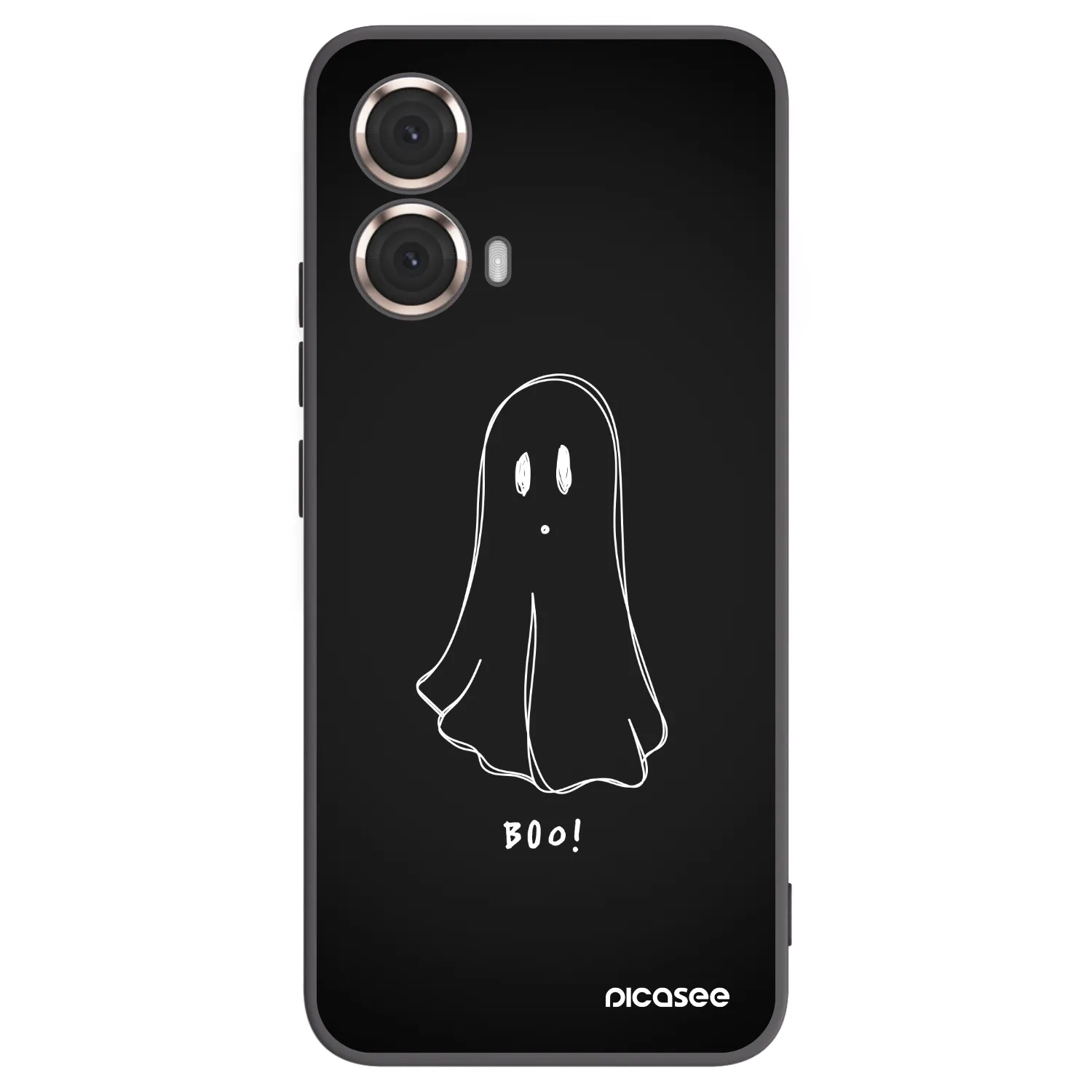 Picasee silikonový černý obal pro Motorola Moto G85 - Ghost 2