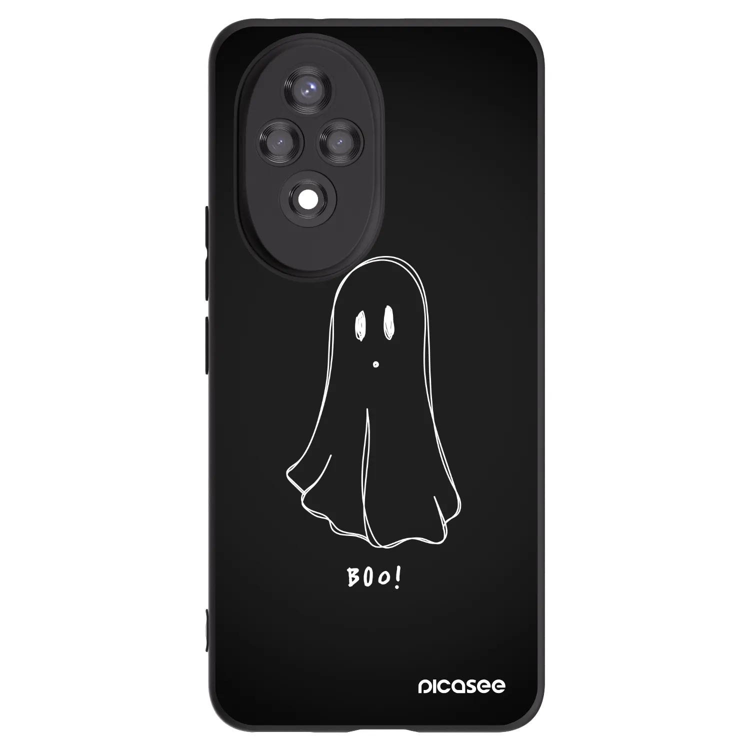 Picasee silikonový černý obal pro Honor 200 Pro 5G - Ghost 2