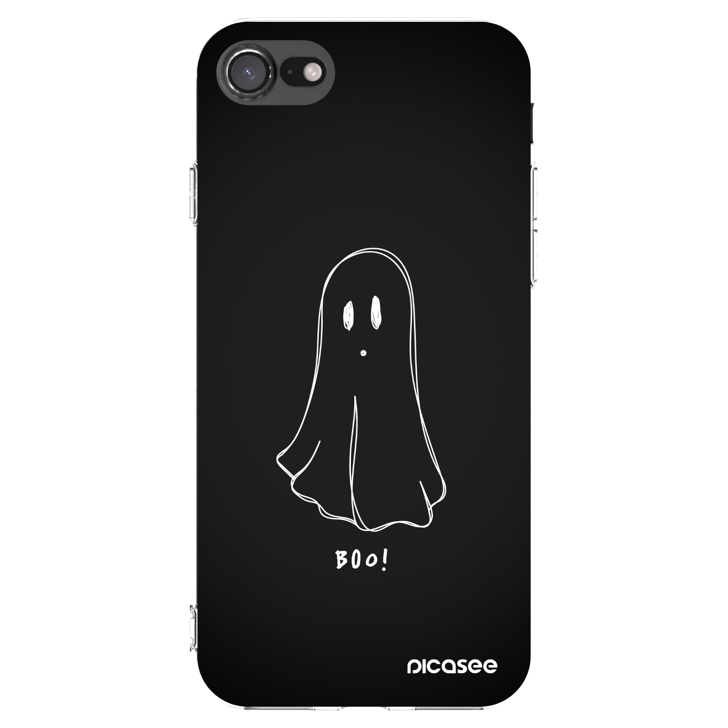 Picasee silikonový průhledný obal pro Apple iPhone 7 - Ghost 2