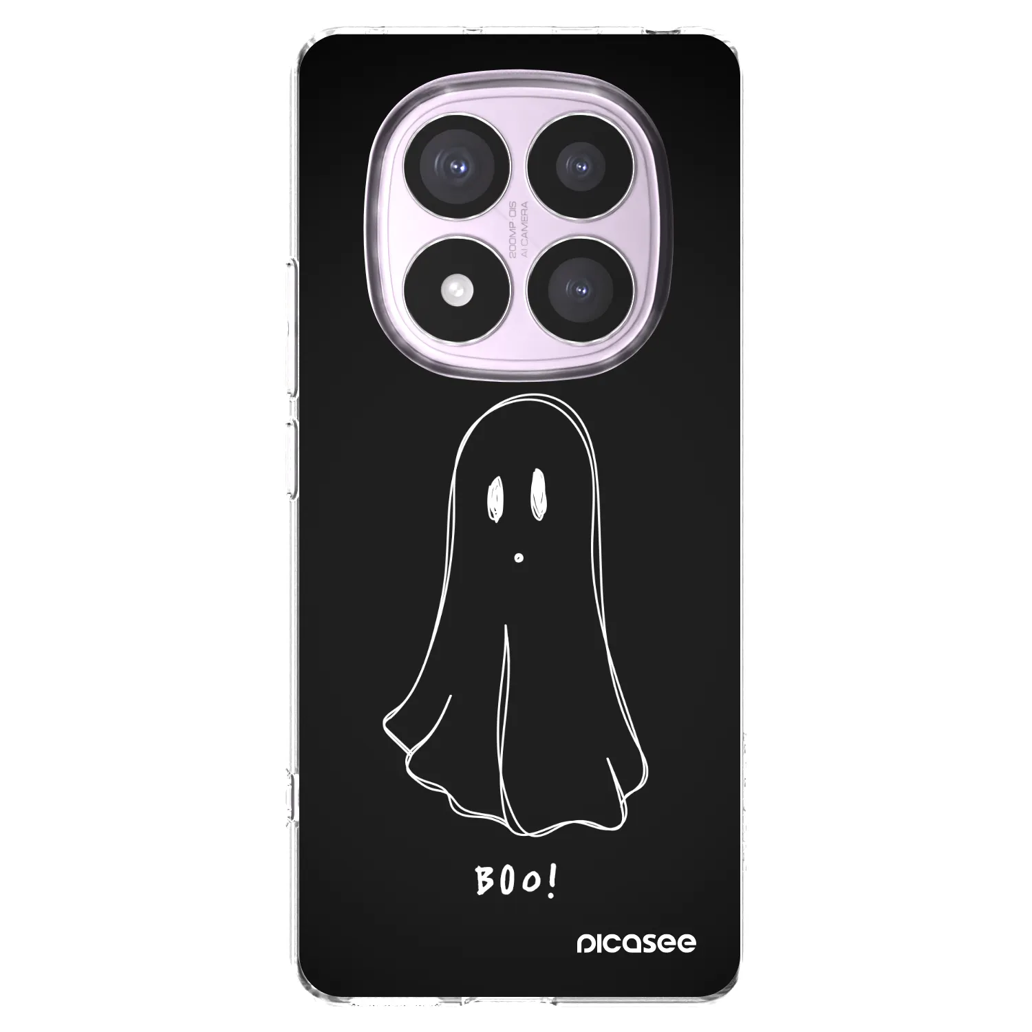 Picasee silikonový průhledný obal pro Xiaomi Redmi Note 14 Pro 5G - Ghost 2