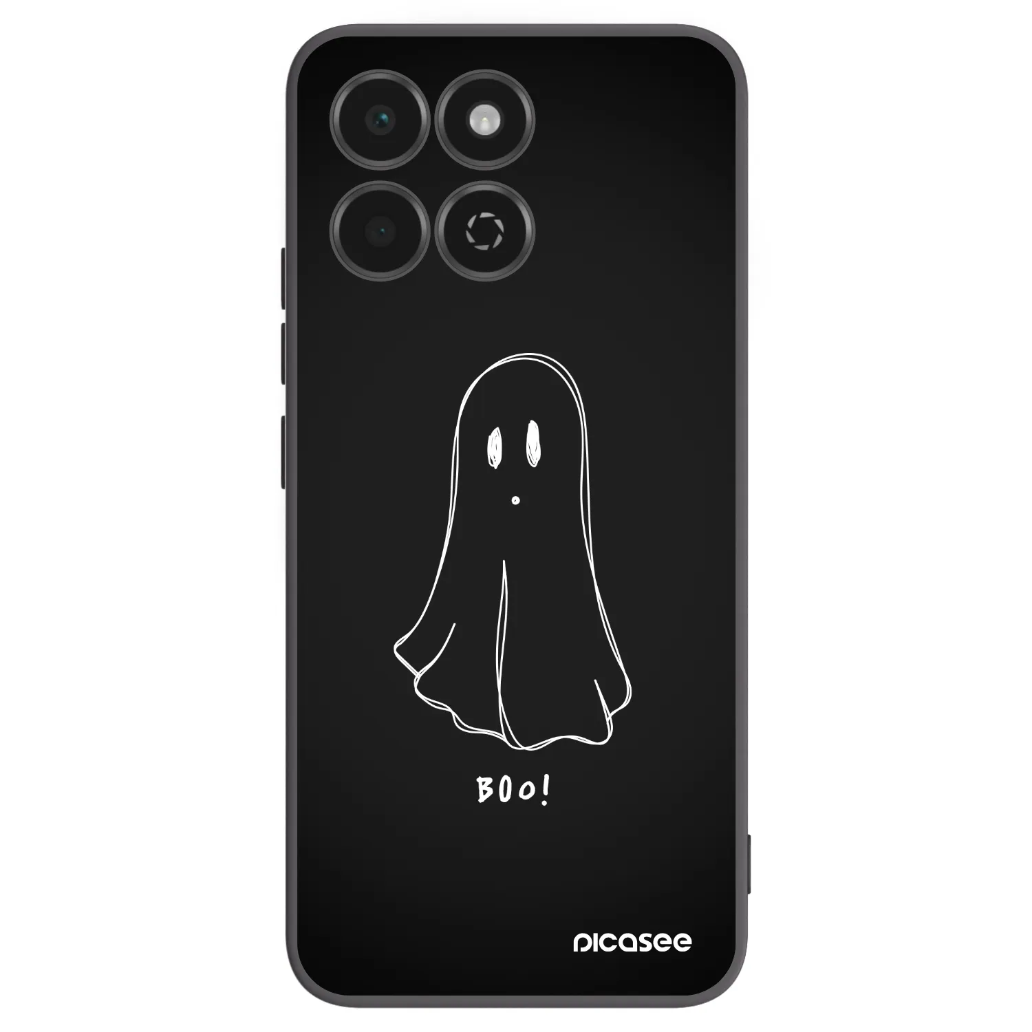 Picasee silikonový černý obal pro Honor 200 Smart 5G - Ghost 2