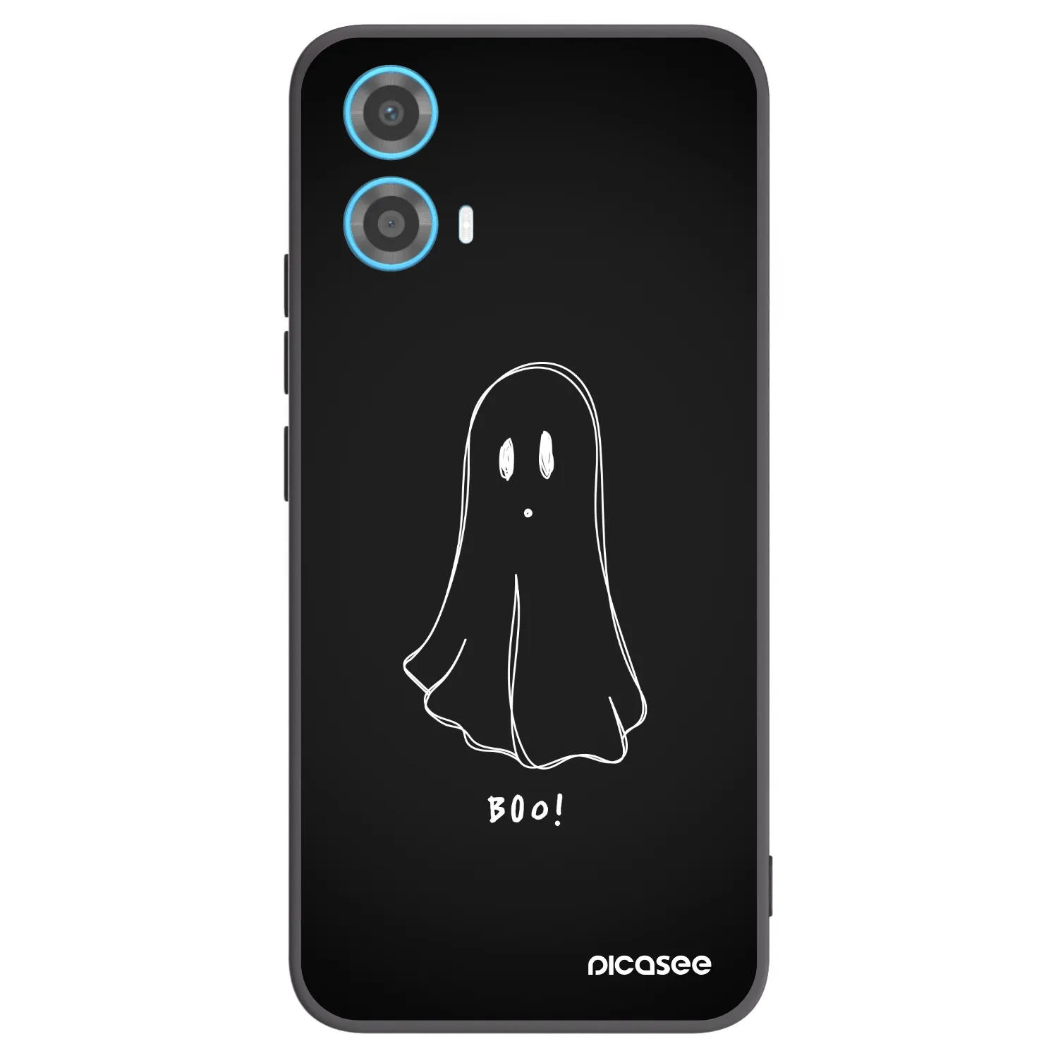 Picasee silikonový černý obal pro Motorola Moto G34 5G - Ghost 2