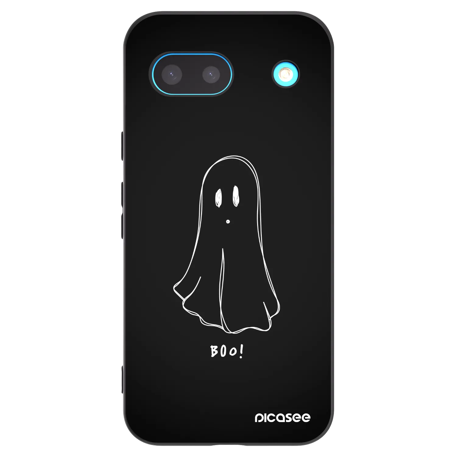 Picasee silikonový černý obal pro Google Pixel 8a - Ghost 2