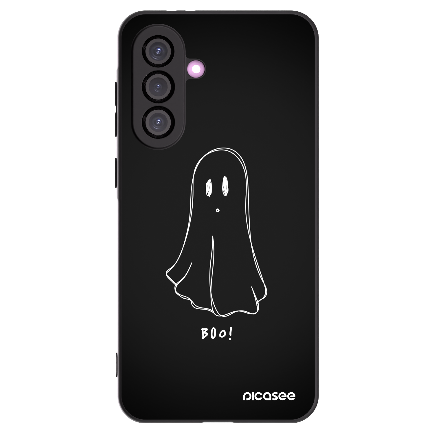 Picasee silikonový černý obal pro Samsung Galaxy A36 5G - Ghost 2