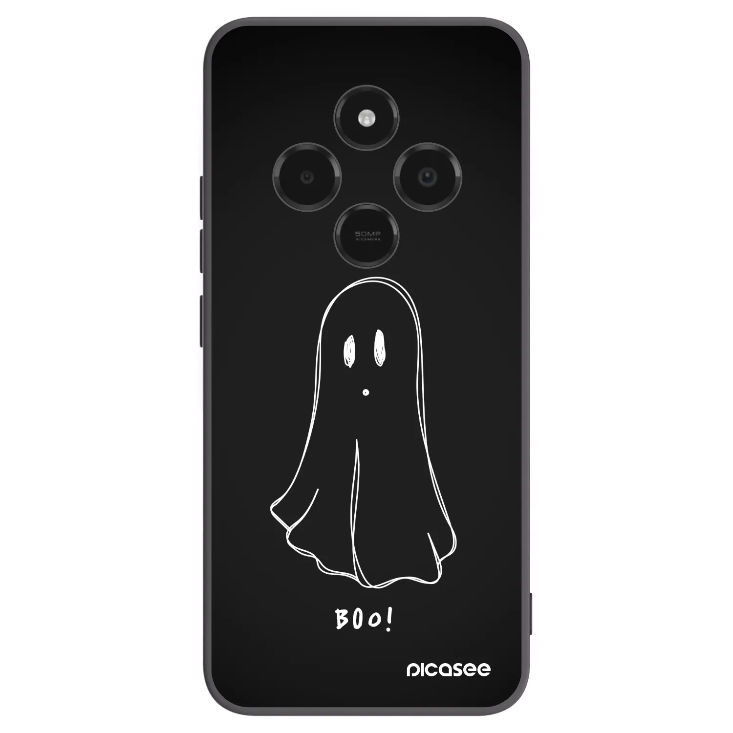 Picasee silikonový černý obal pro Xiaomi Poco C75 - Ghost 2
