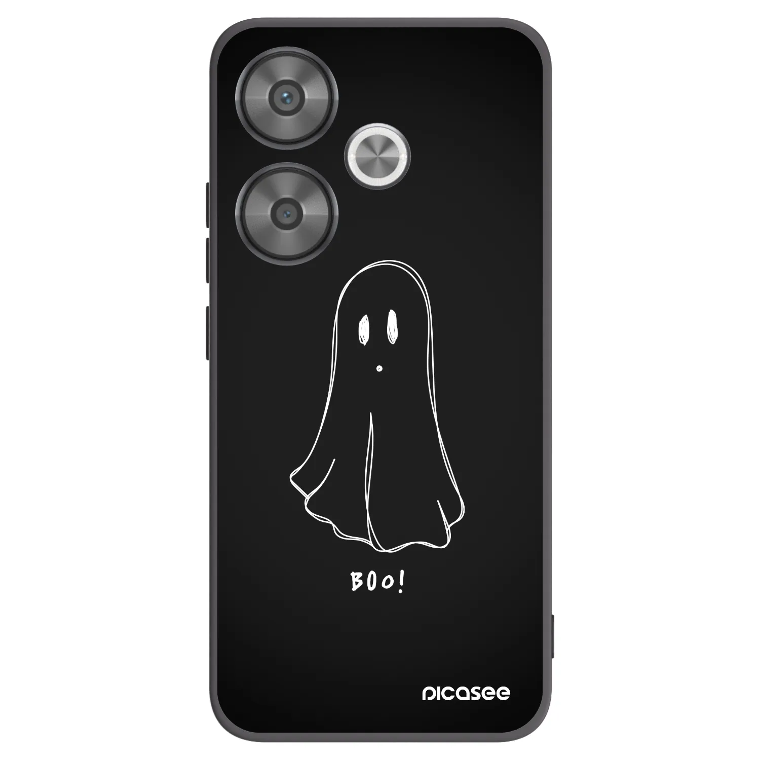 Picasee silikonový černý obal pro Xiaomi Poco F6 - Ghost 2