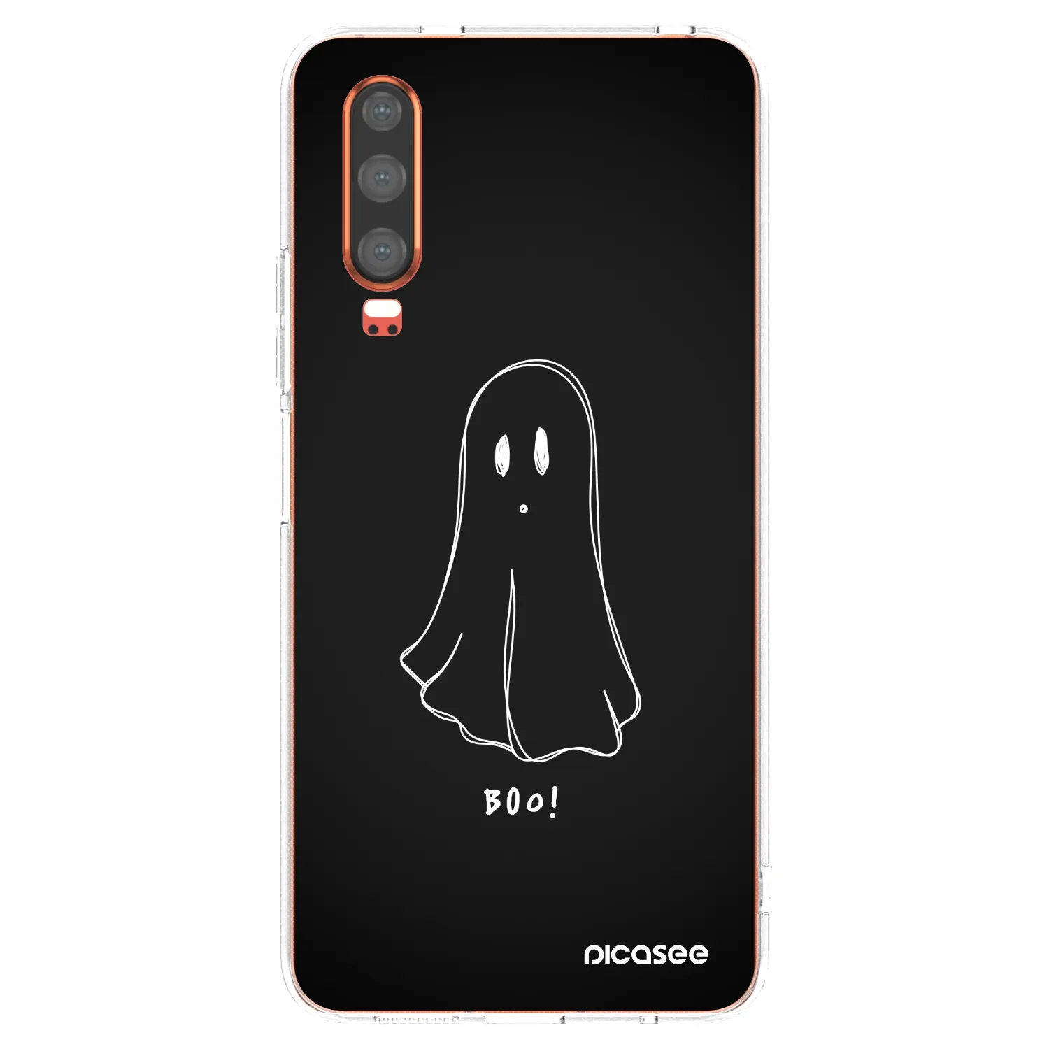 Picasee silikonový průhledný obal pro Huawei P30 - Ghost 2