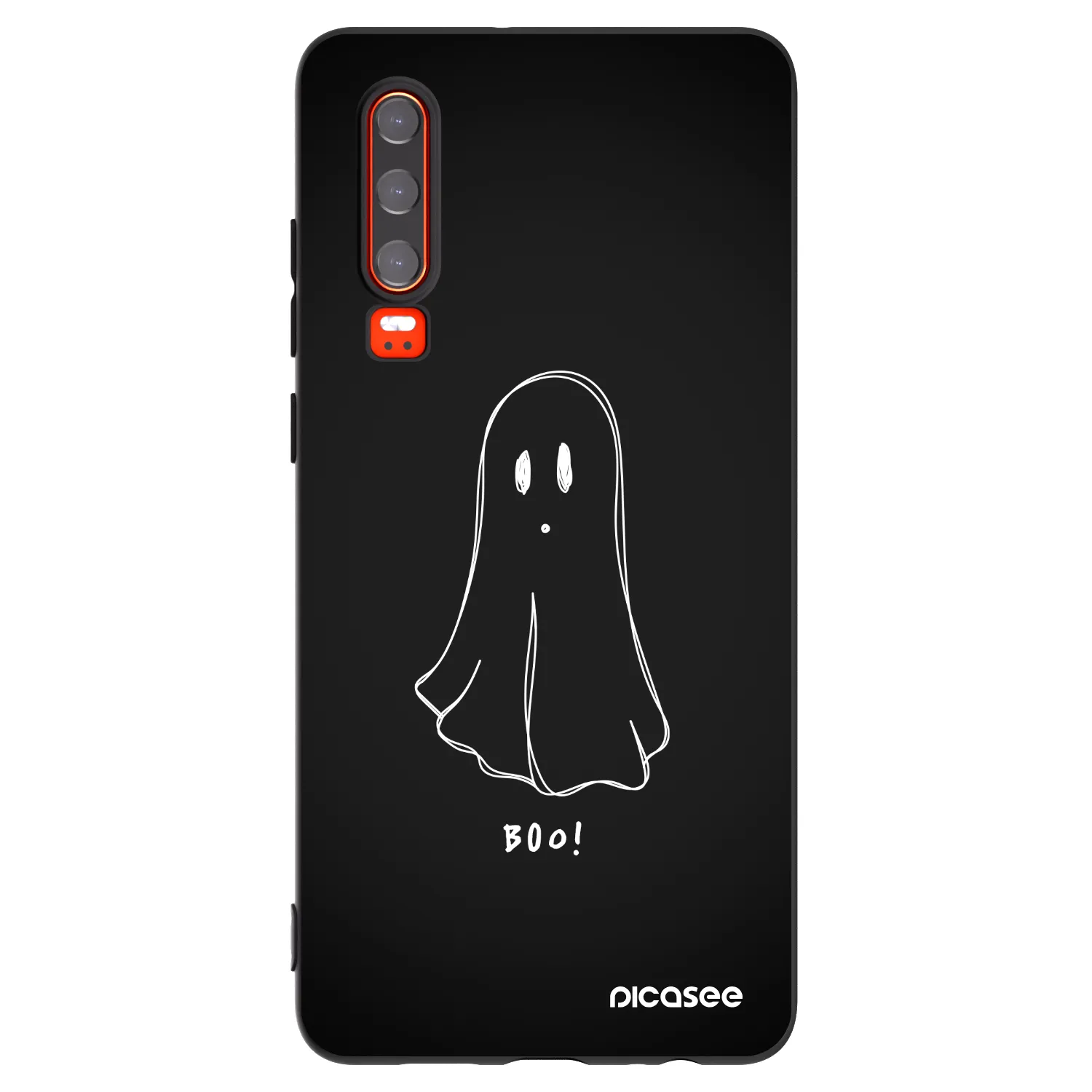 Picasee silikonový černý obal pro Huawei P30 - Ghost 2