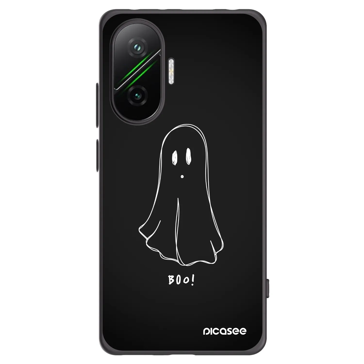 Picasee silikonový černý obal pro Xiaomi Poco F7 5G - Ghost 2