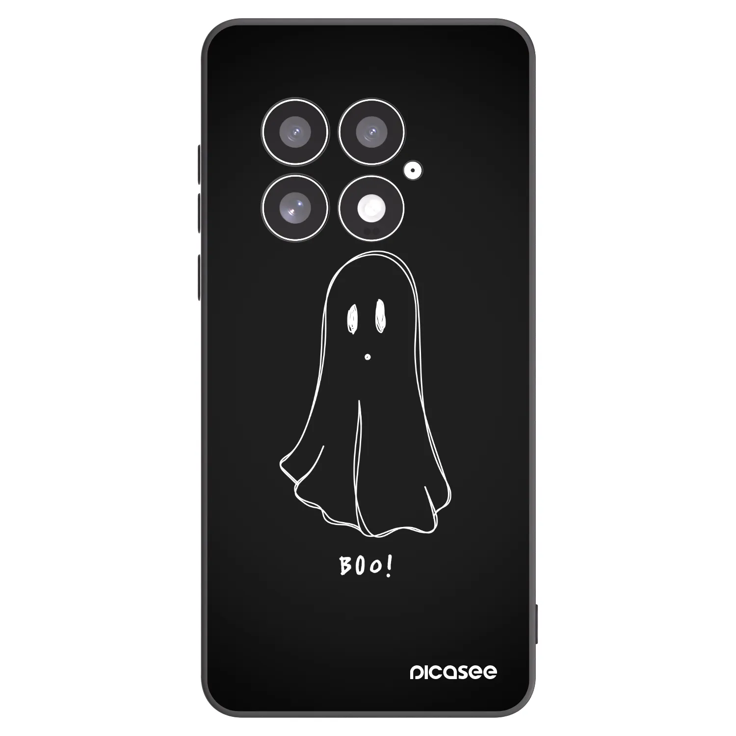 Picasee silikonový černý obal pro OnePlus 13 5G - Ghost 2
