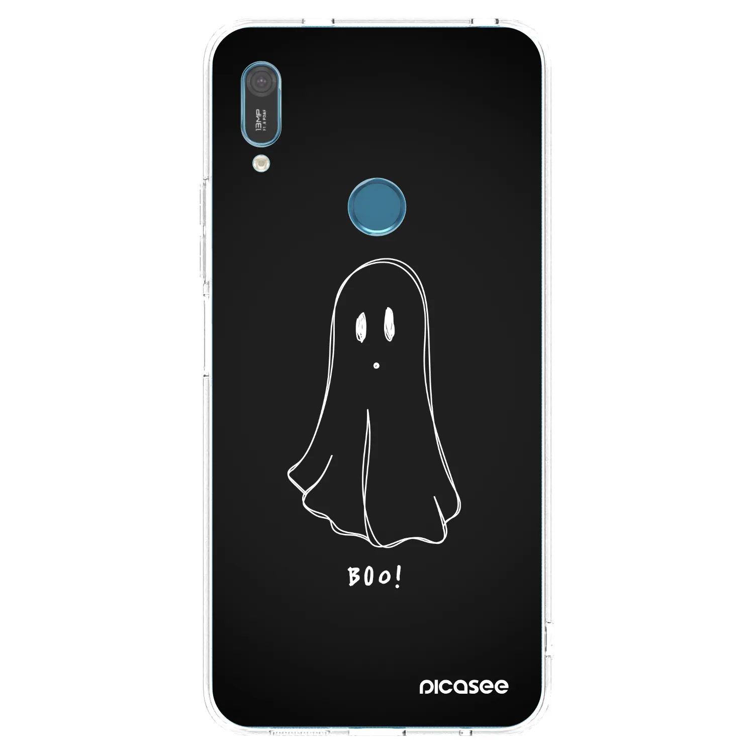 Picasee silikonový průhledný obal pro Huawei Y6 2019 - Ghost 2