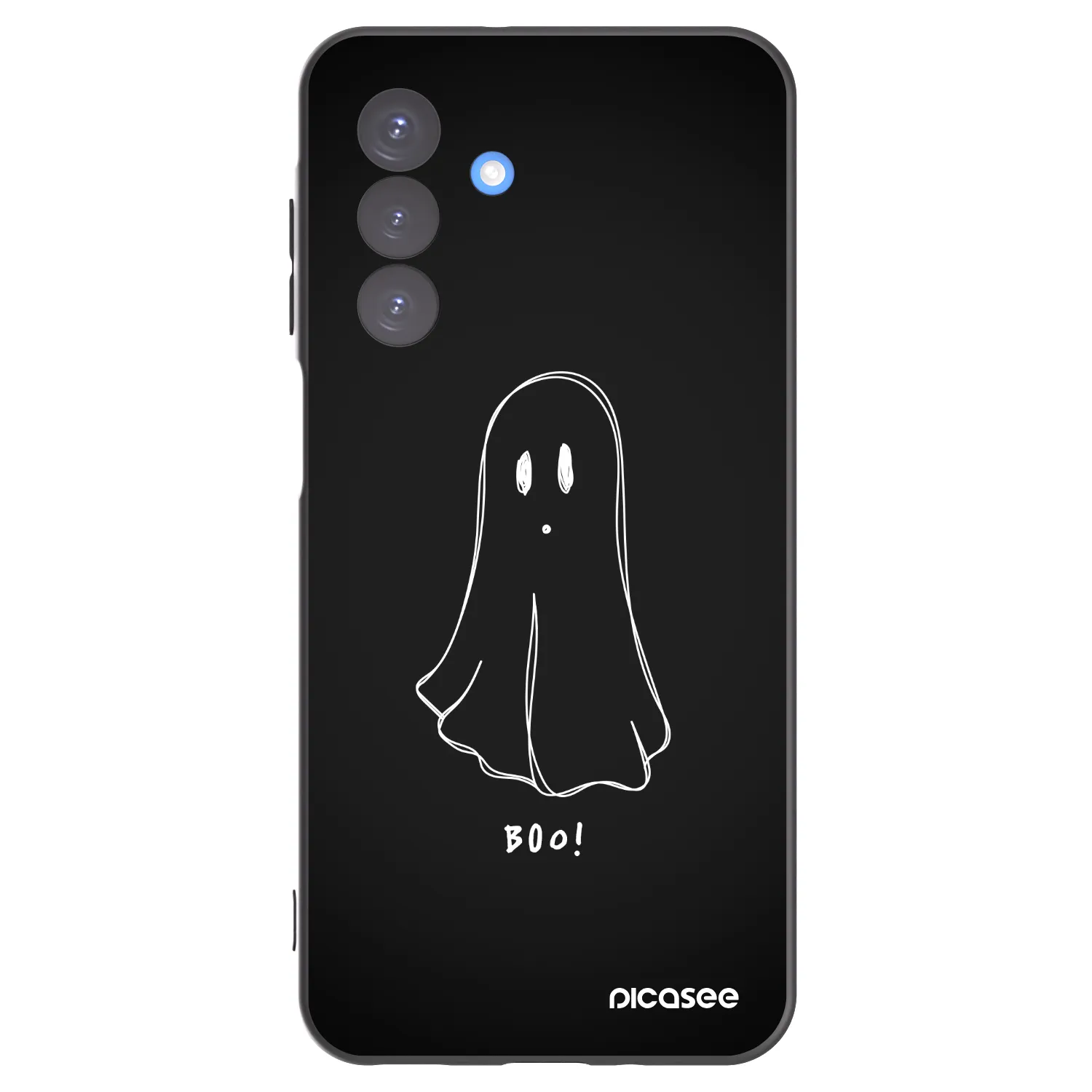 Picasee silikonový černý obal pro Samsung Galaxy A17 5G - Ghost 2
