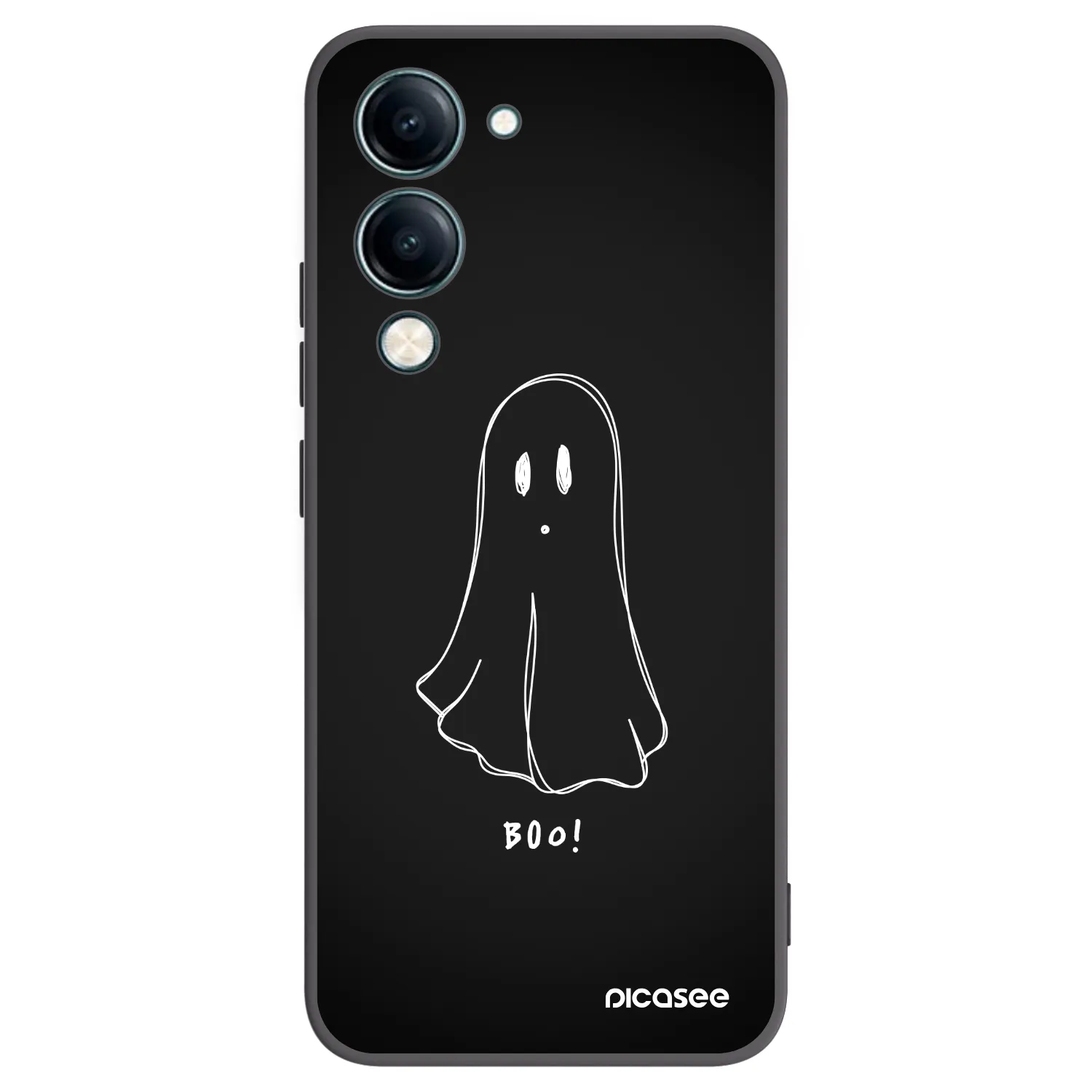 Picasee silikonový černý obal pro Vivo Y29s 5G - Ghost 2