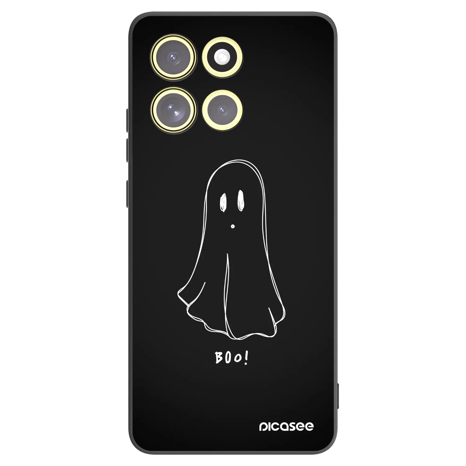 Picasee silikonový černý obal pro Motorola Moto G86 Power 5G - Ghost 2