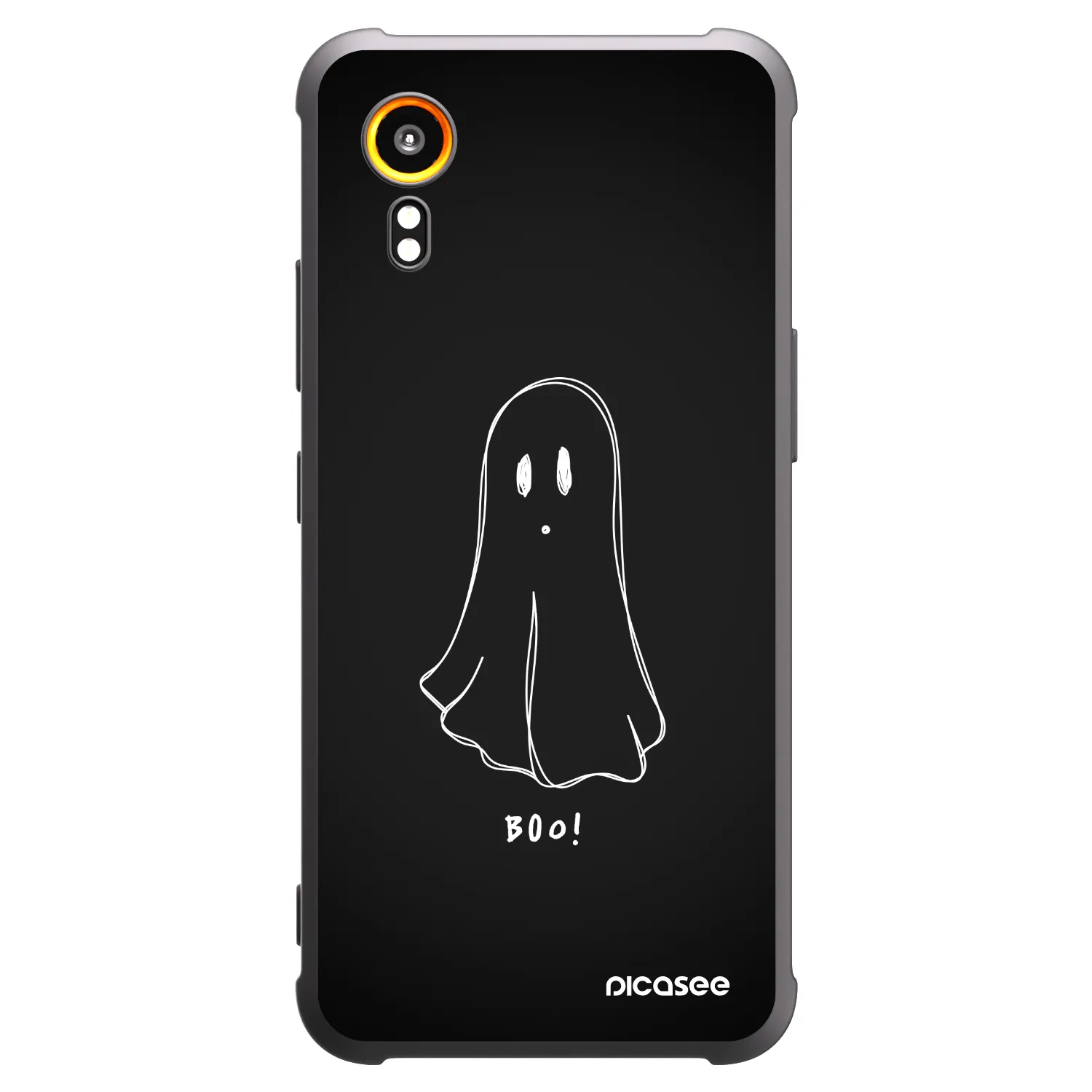 Picasee silikonový černý obal pro Samsung Galaxy XCover 7 - Ghost 2