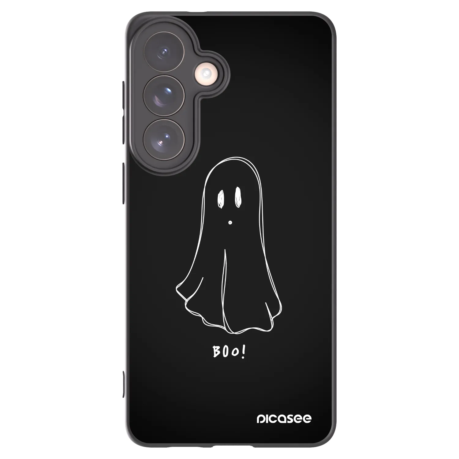 Picasee silikonový černý obal pro Samsung Galaxy S26+ - Ghost 2