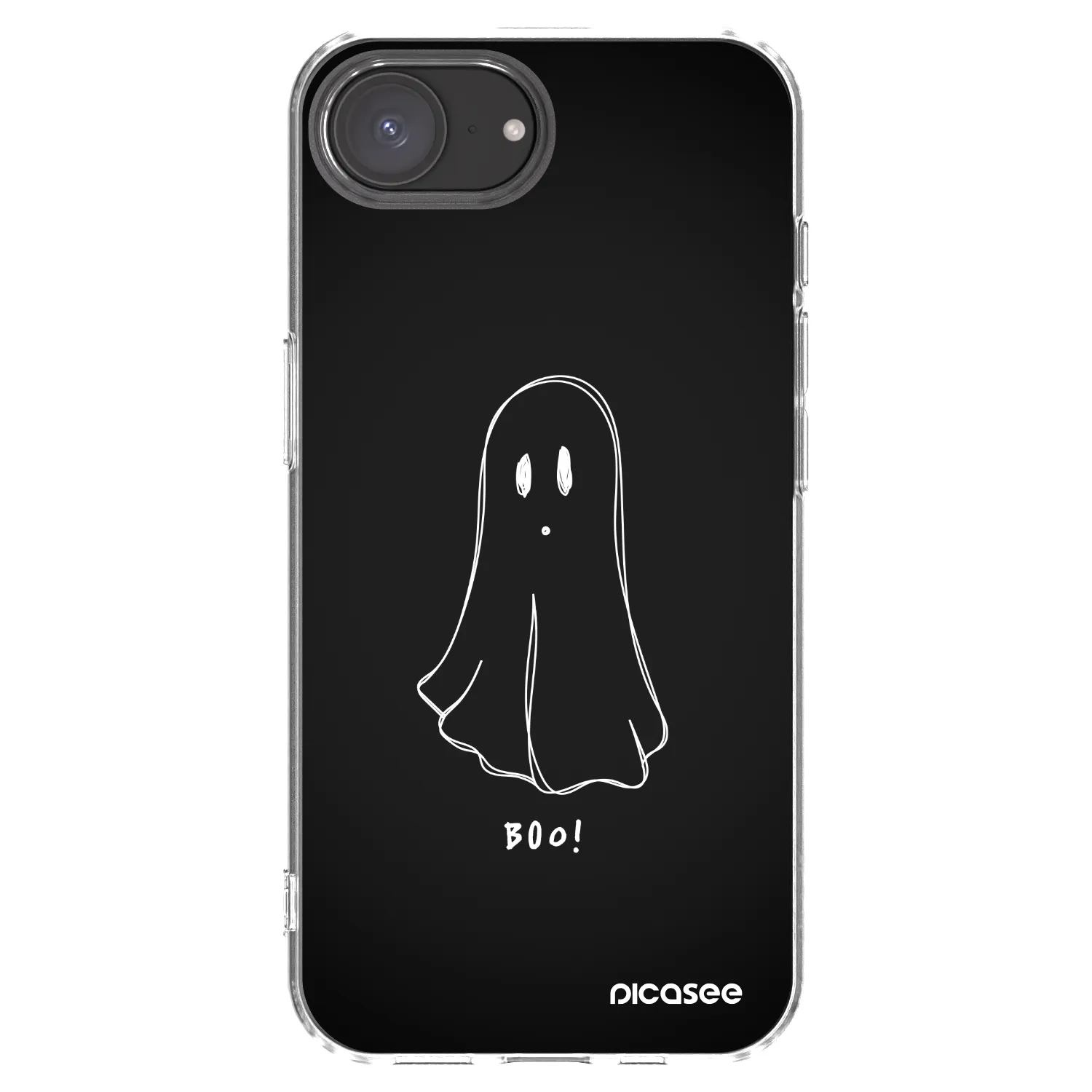 Picasee silikonový průhledný obal pro Apple iPhone 17e - Ghost 2
