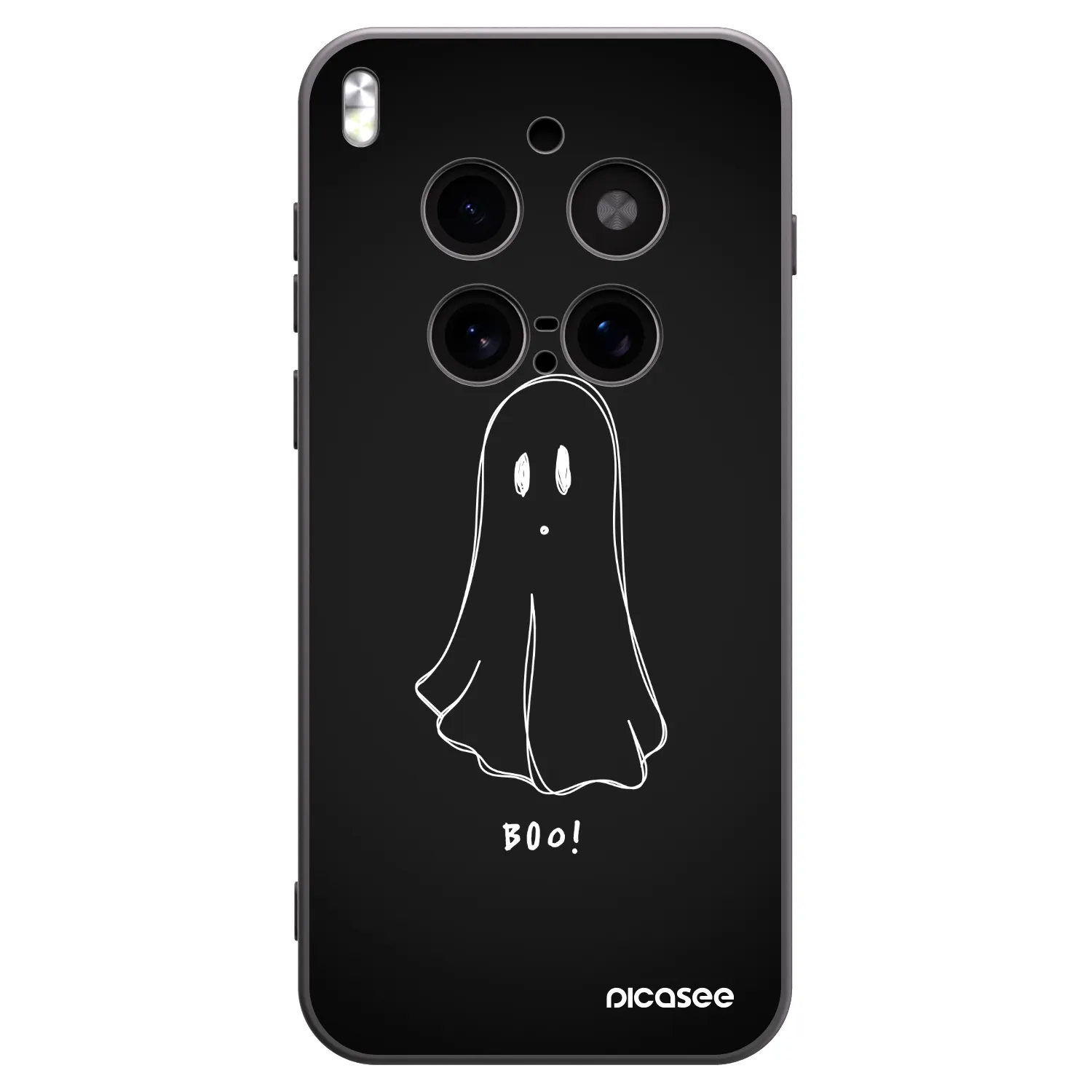 Picasee silikonový černý obal pro Vivo X300 Pro - Ghost 2