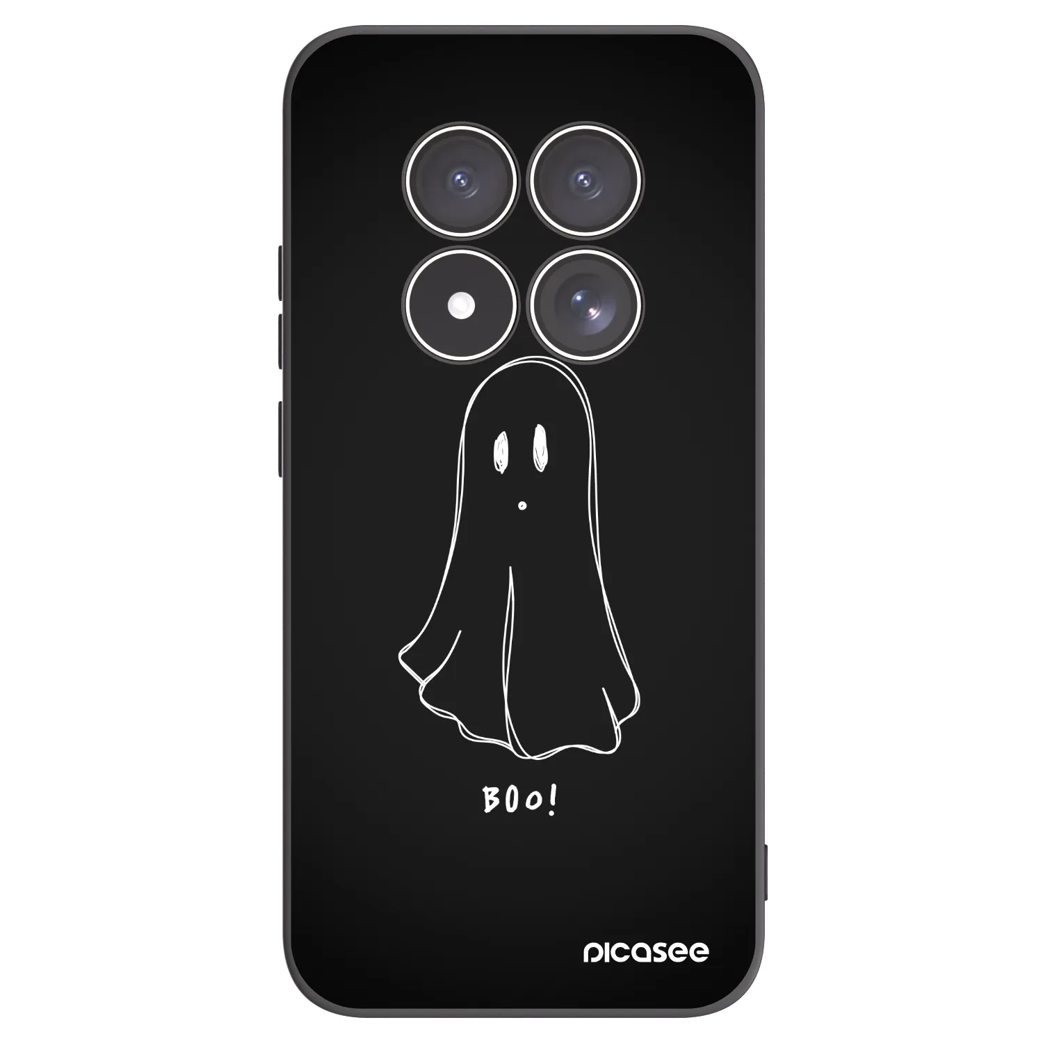 Picasee silikonový černý obal pro Xiaomi Redmi Note 15 Pro 5G - Ghost 2