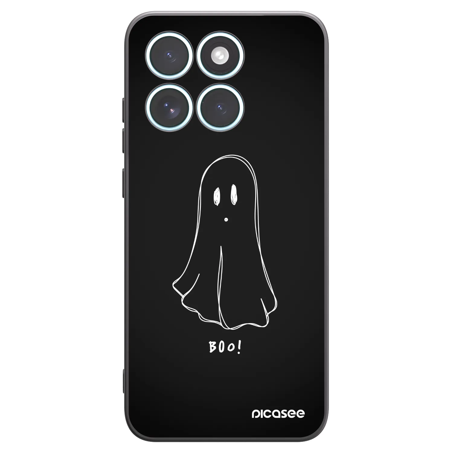 Picasee silikonový černý obal pro Motorola Edge 70 Fusion - Ghost 2