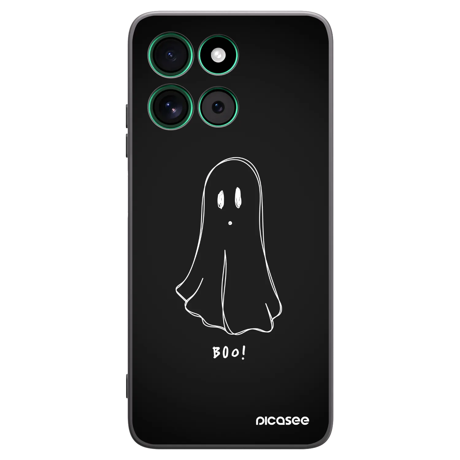 Picasee silikonový černý obal pro Motorola Moto G57 Power - Ghost 2