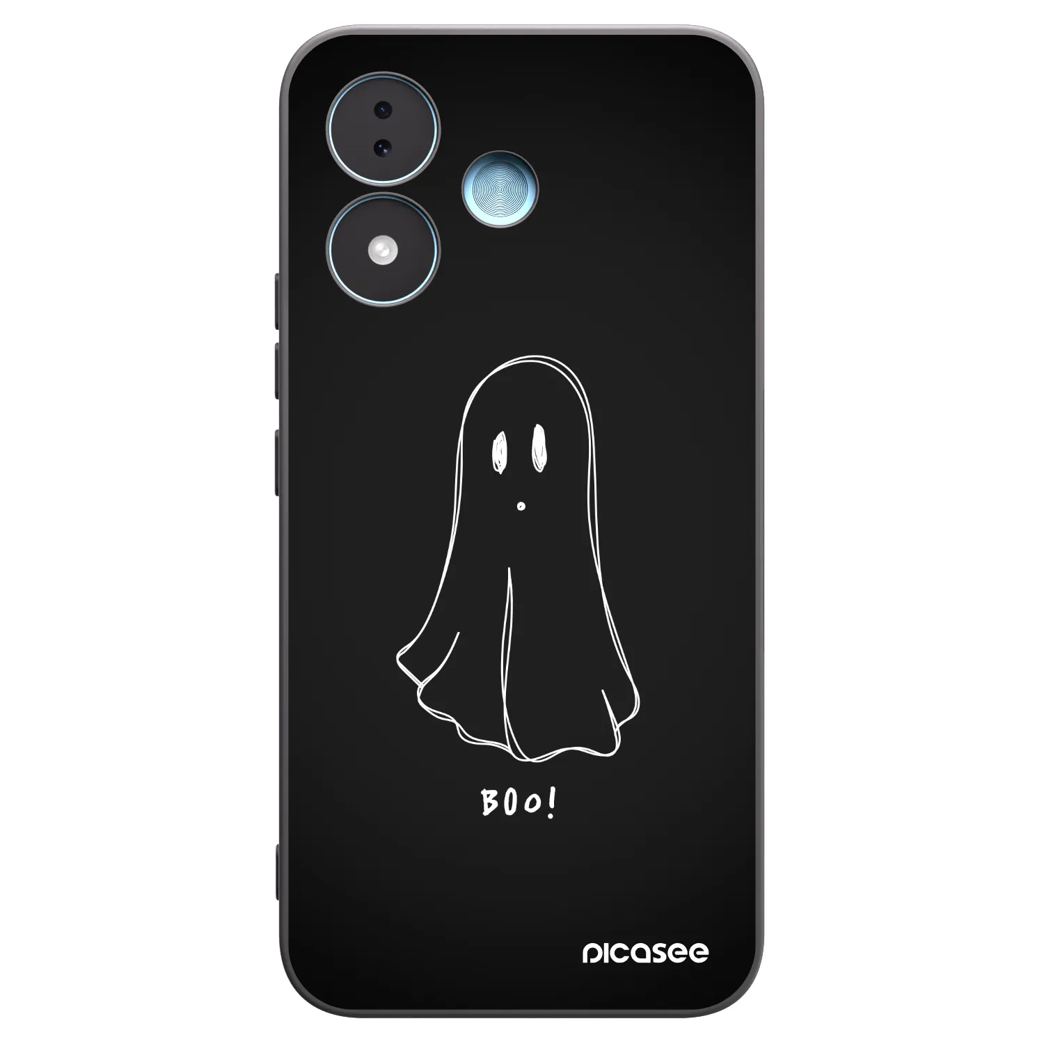 Picasee silikonový černý obal pro Xiaomi Redmi Note 17 5G - Ghost 2