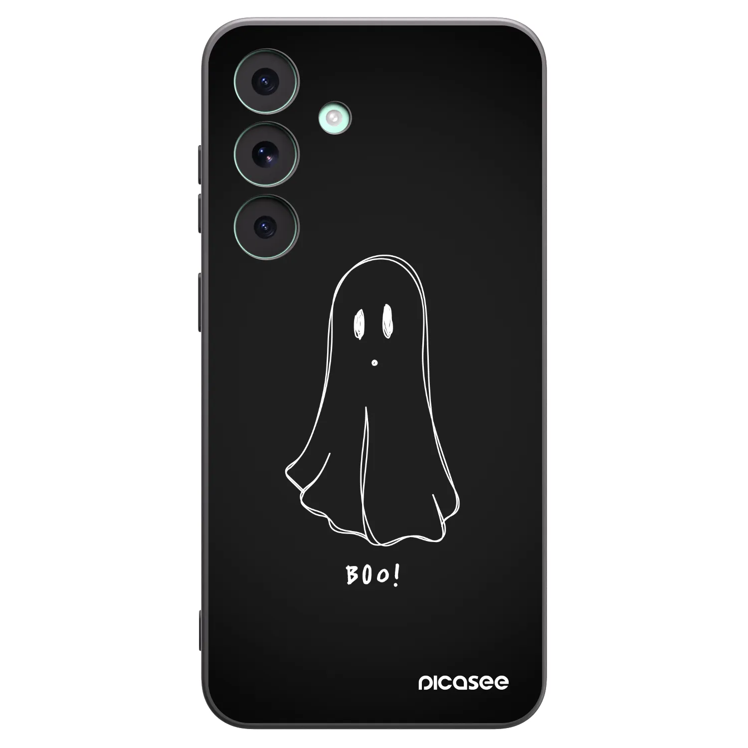 Picasee silikonový černý obal pro Samsung Galaxy S26 FE - Ghost 2
