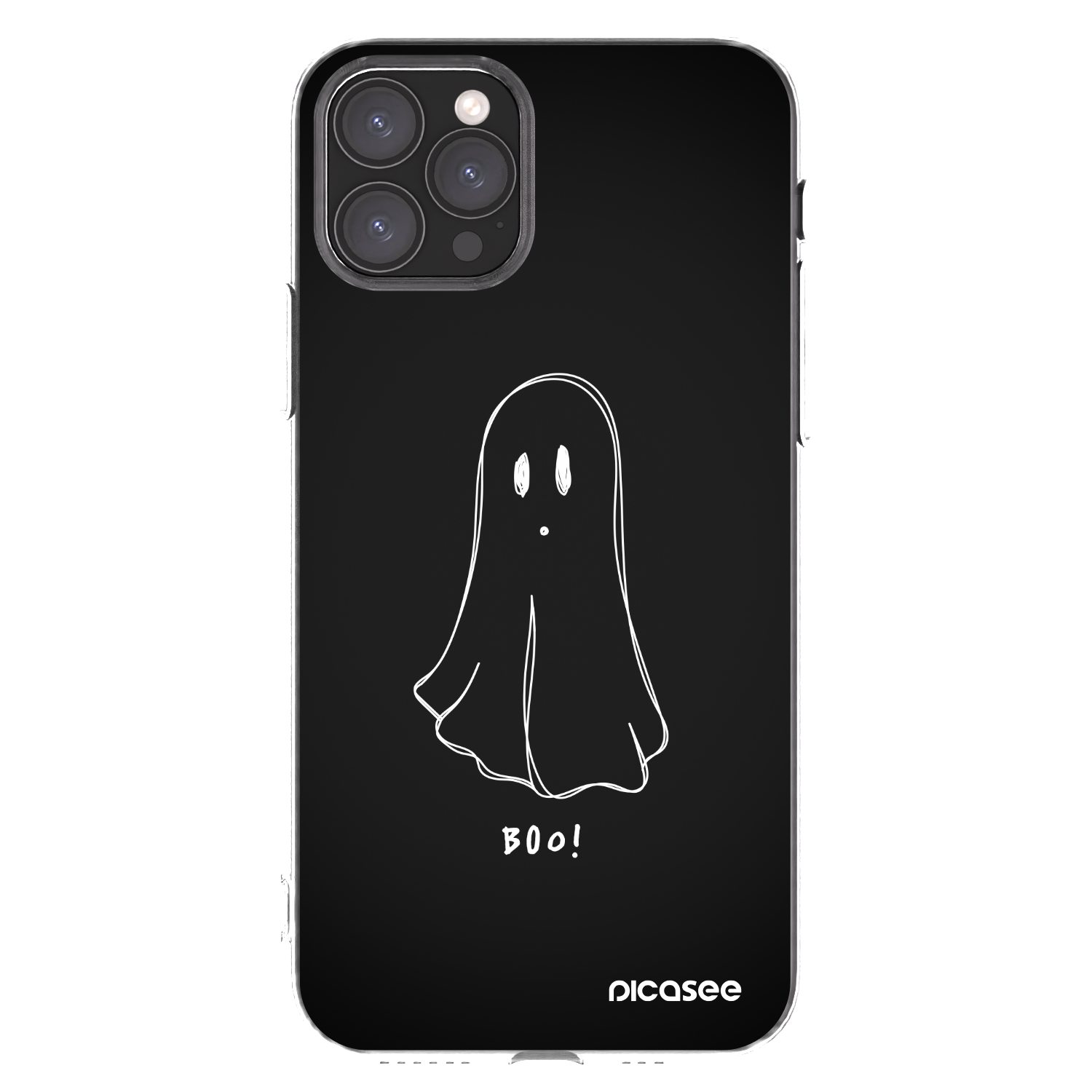 Picasee silikonový průhledný obal pro Apple iPhone 11 Pro - Ghost 2