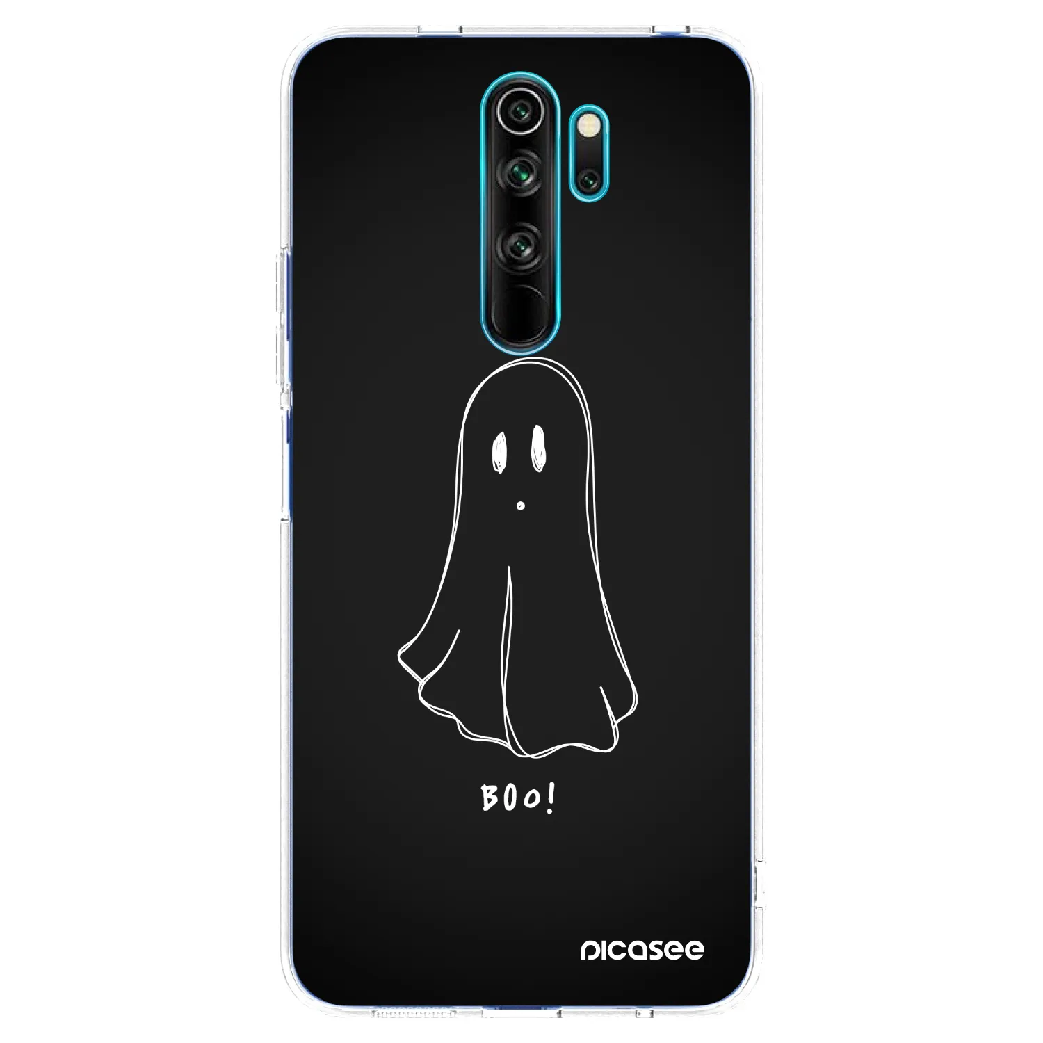 Picasee silikonový průhledný obal pro Xiaomi Redmi Note 8 Pro - Ghost 2