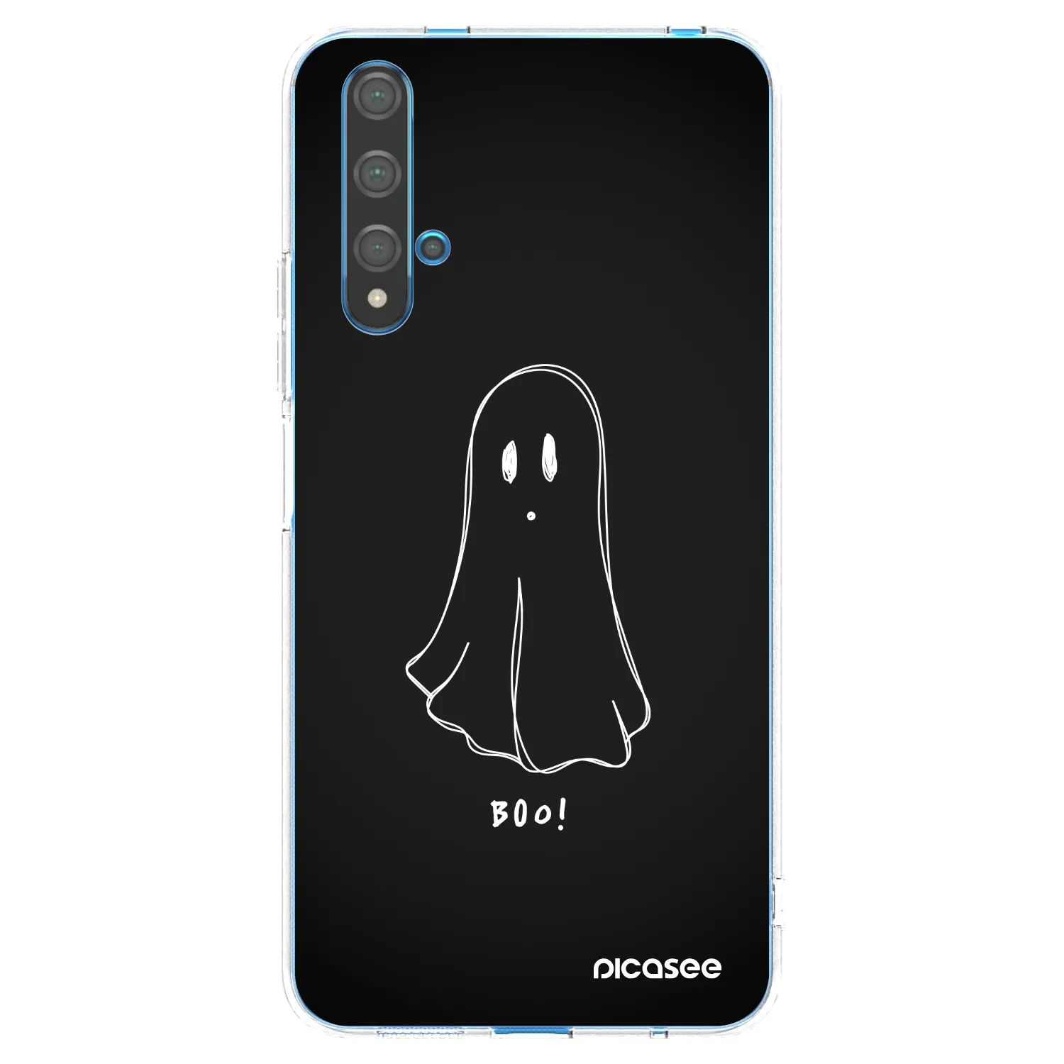 Picasee silikonový průhledný obal pro Huawei Nova 5T - Ghost 2
