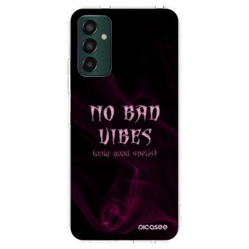 Picasee silikonový průhledný obal pro Samsung Galaxy M23 5G - No bad vibes