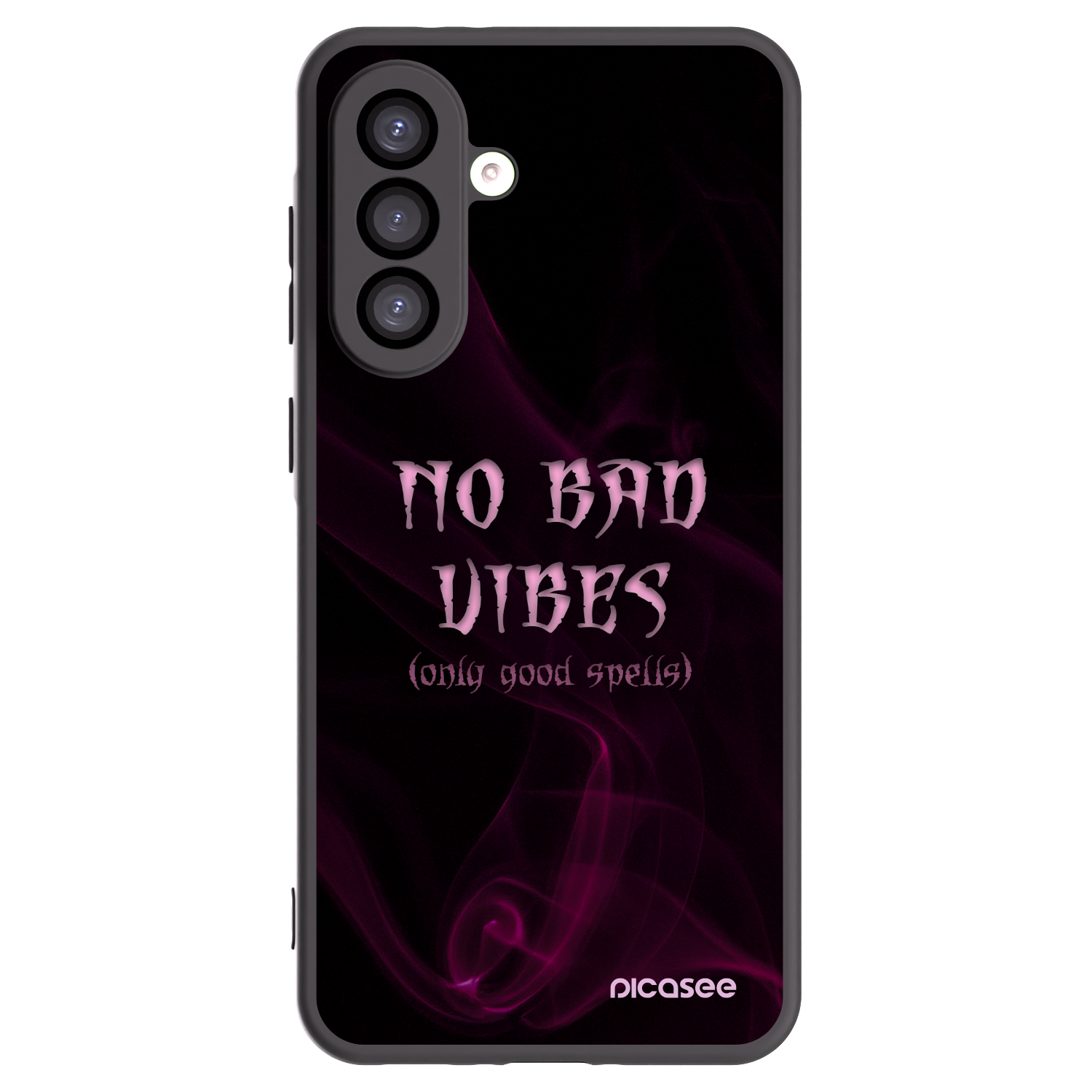 Picasee silikonový černý obal pro Samsung Galaxy A26 5G A266B - No bad vibes