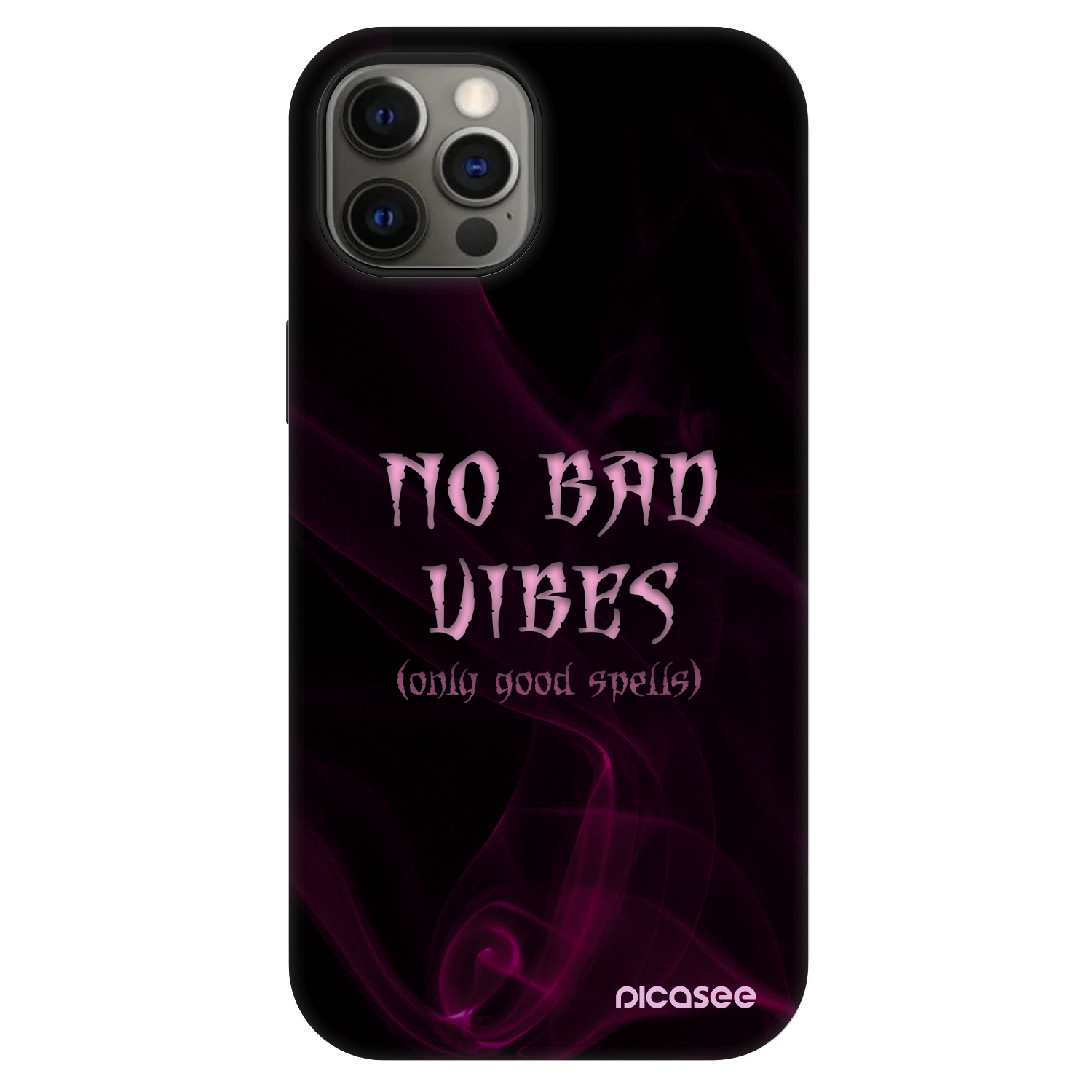 Picasee Fashion Case MagSafe Apple iPhone 12 Pro - No bad vibes