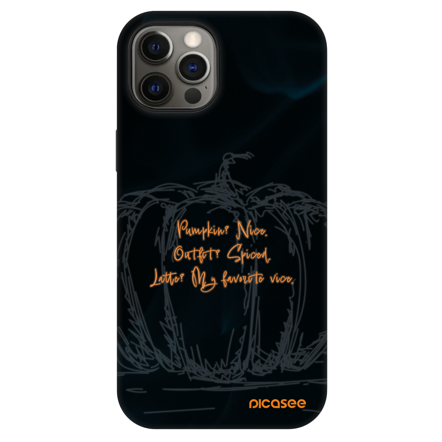 Picasee Fashion Case MagSafe Apple iPhone 12 Pro - Pumpkin
