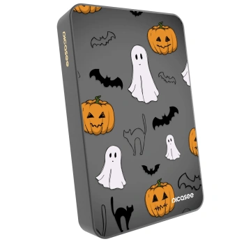 Picasee Powerbanka s MagSafe 10 000 mAh Šedá - Spooky crew