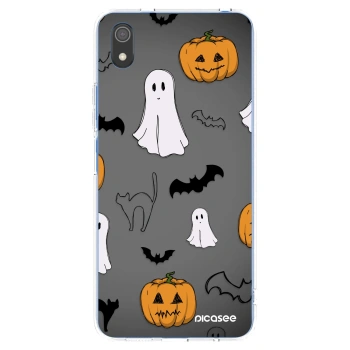 Picasee silikonový průhledný obal pro Xiaomi Redmi 7A - Spooky crew