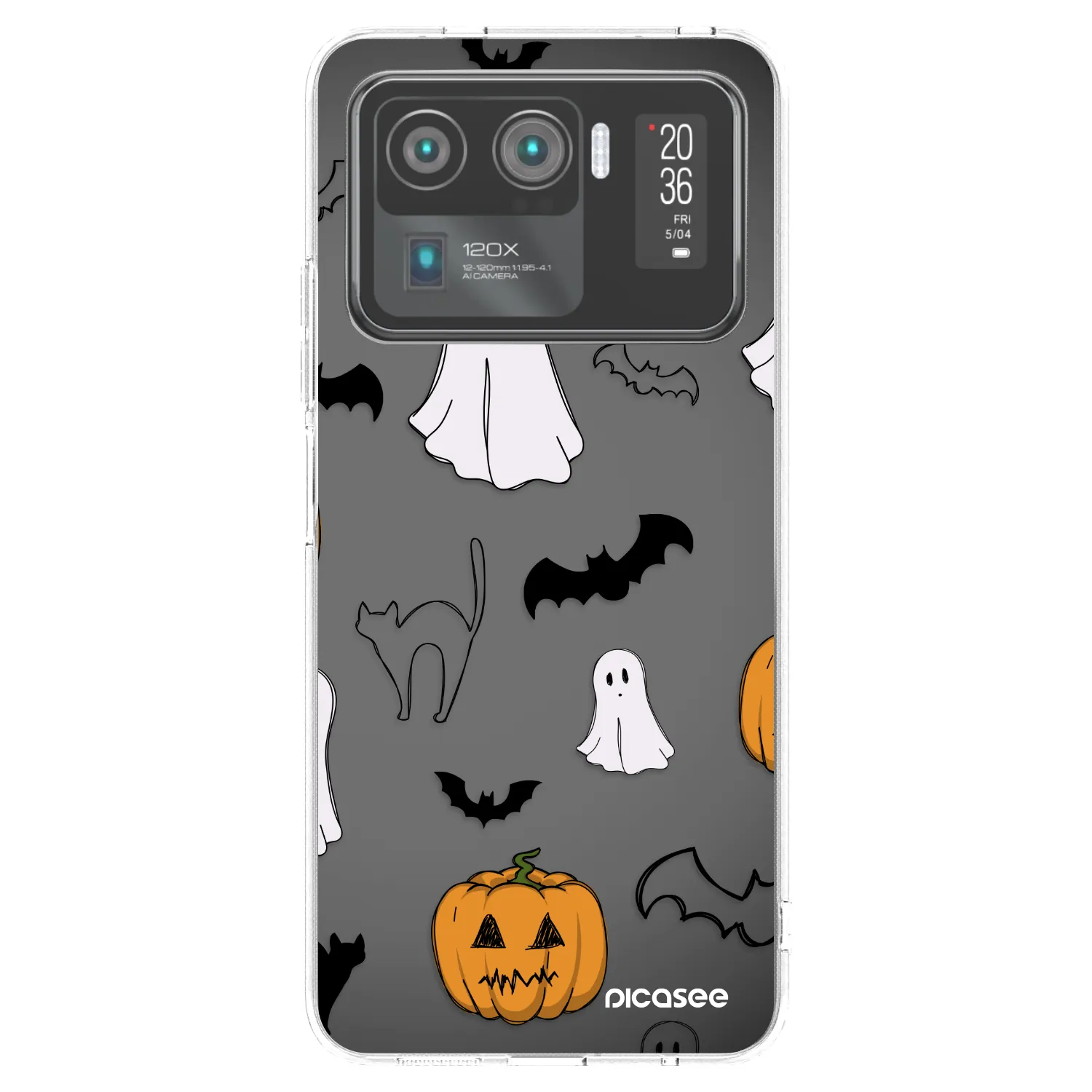 Picasee silikonový průhledný obal pro Xiaomi Mi 11 Ultra - Spooky crew