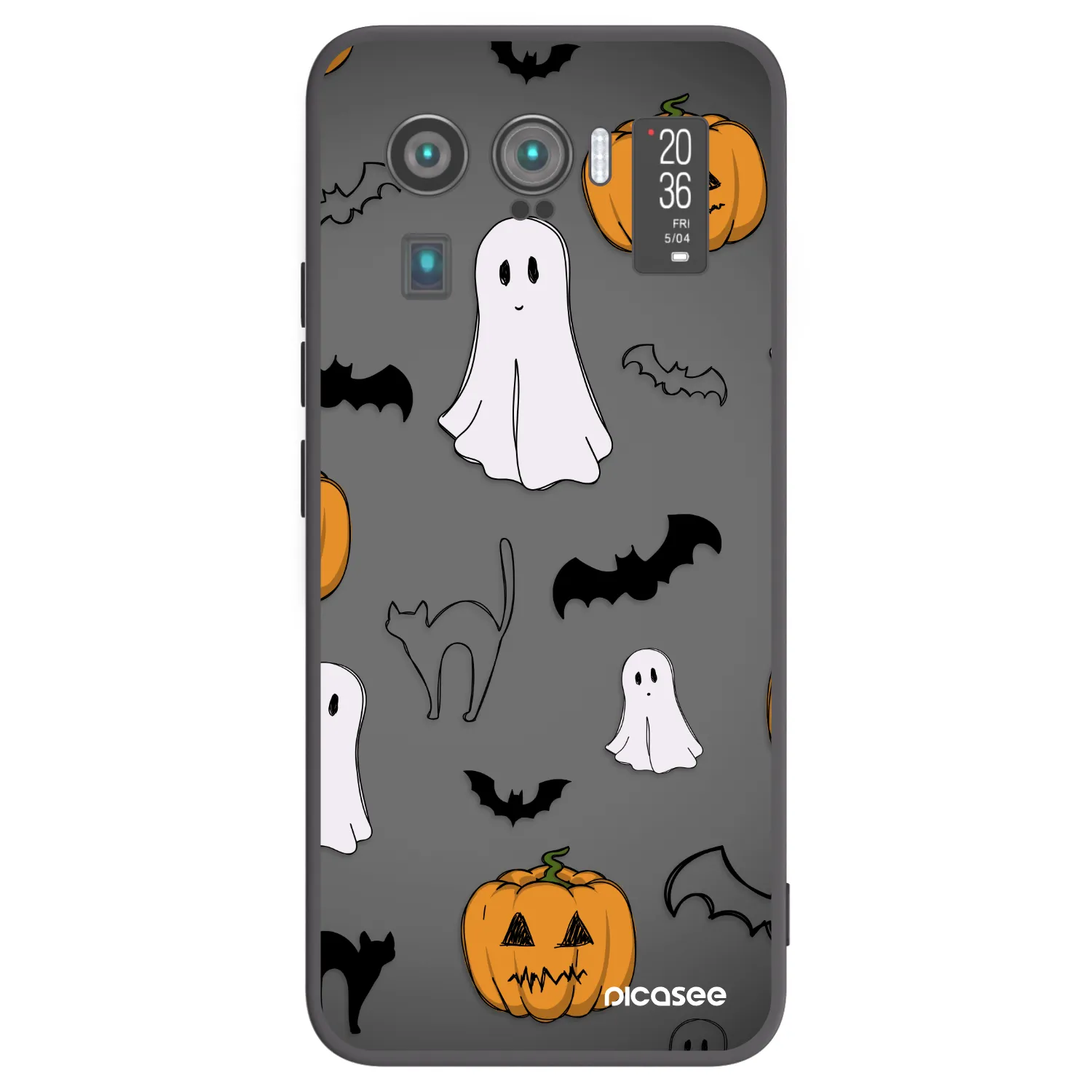 Picasee silikonový černý obal pro Xiaomi Mi 11 Ultra - Spooky crew