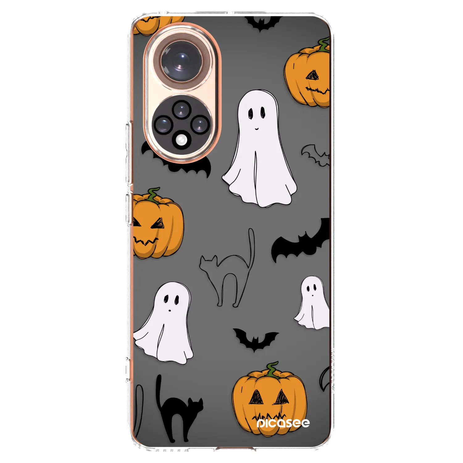 Picasee silikonový průhledný obal pro Huawei Nova 9 - Spooky crew