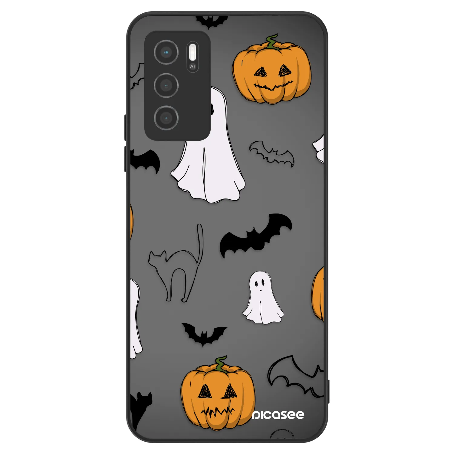 Picasee ULTIMATE CASE pro OPPO A16 - Spooky crew