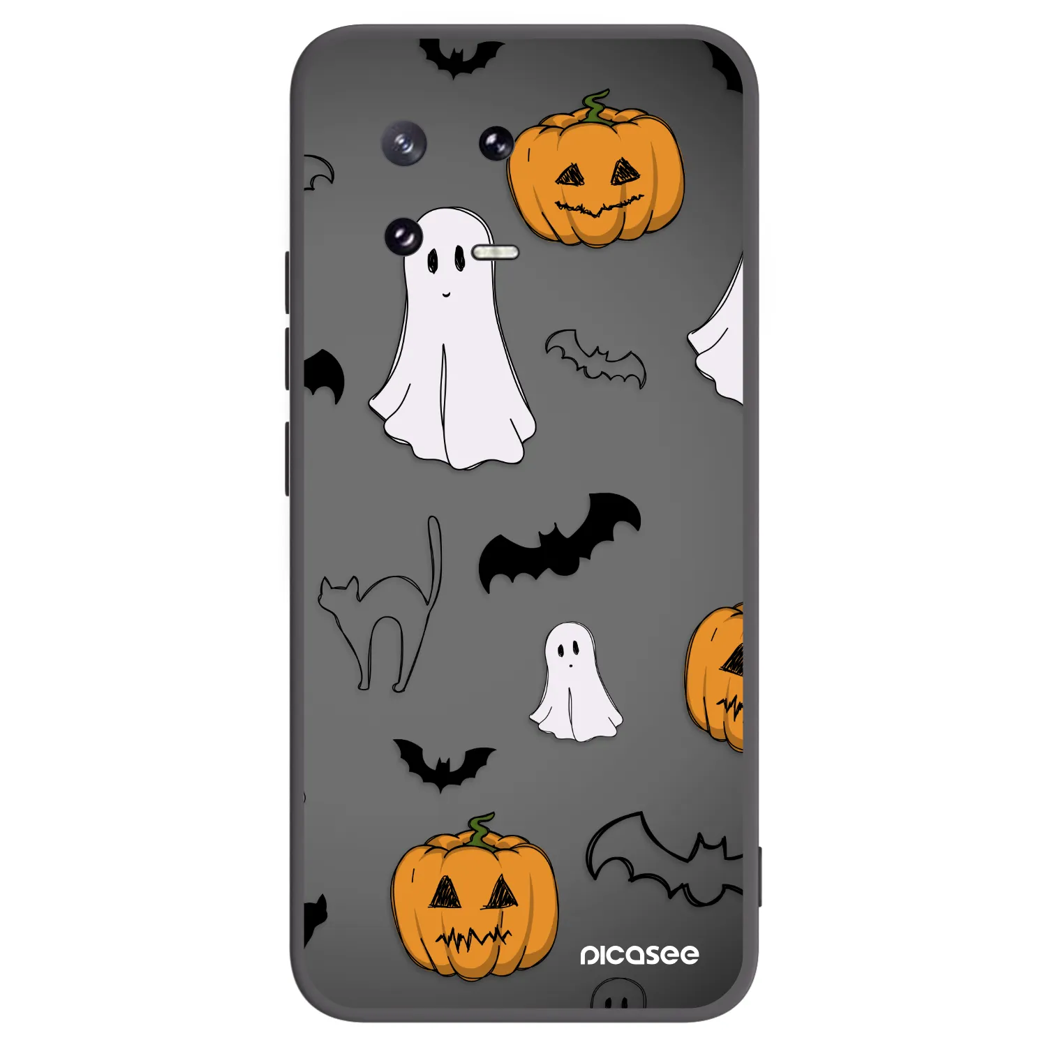 Picasee silikonový černý obal pro Xiaomi 13 Pro - Spooky crew