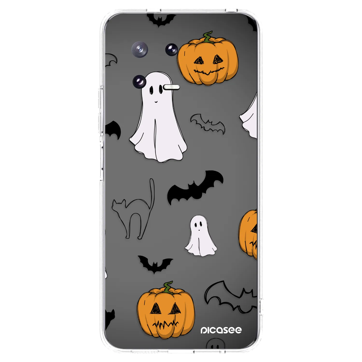 Picasee silikonový průhledný obal pro Xiaomi 13 Pro - Spooky crew