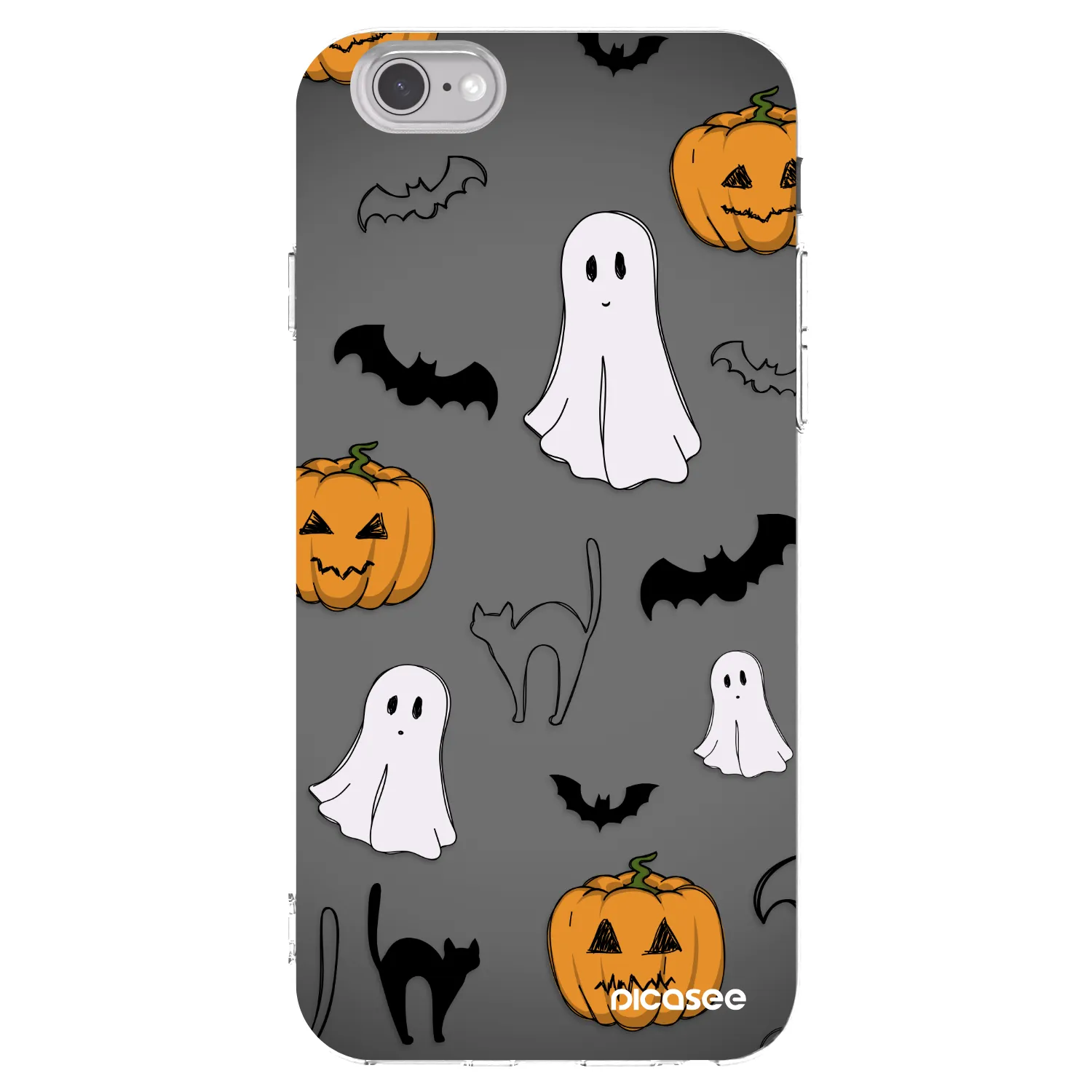 Picasee silikonový průhledný obal pro Apple iPhone 6/6S - Spooky crew