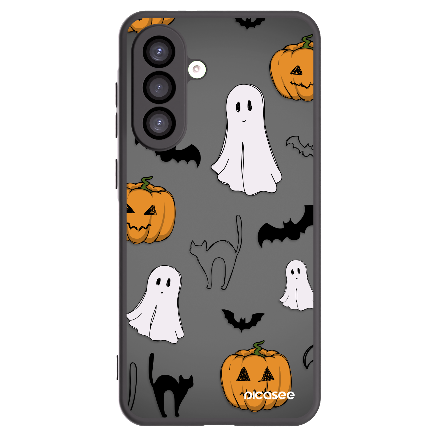 Picasee silikonový černý obal pro Samsung Galaxy A26 5G A266B - Spooky crew