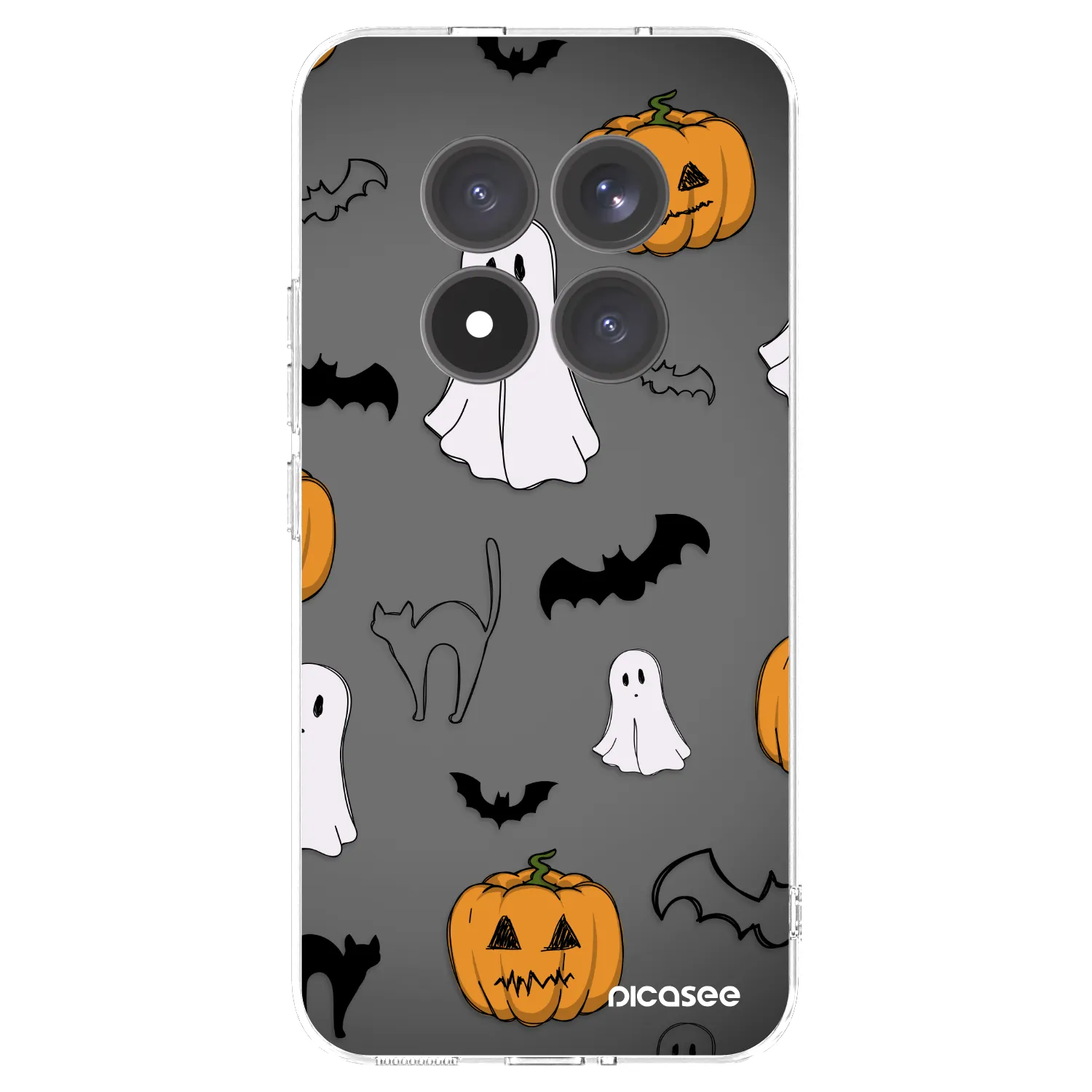 Picasee silikonový průhledný obal pro Xiaomi Redmi Note 15 Pro+ - Spooky crew
