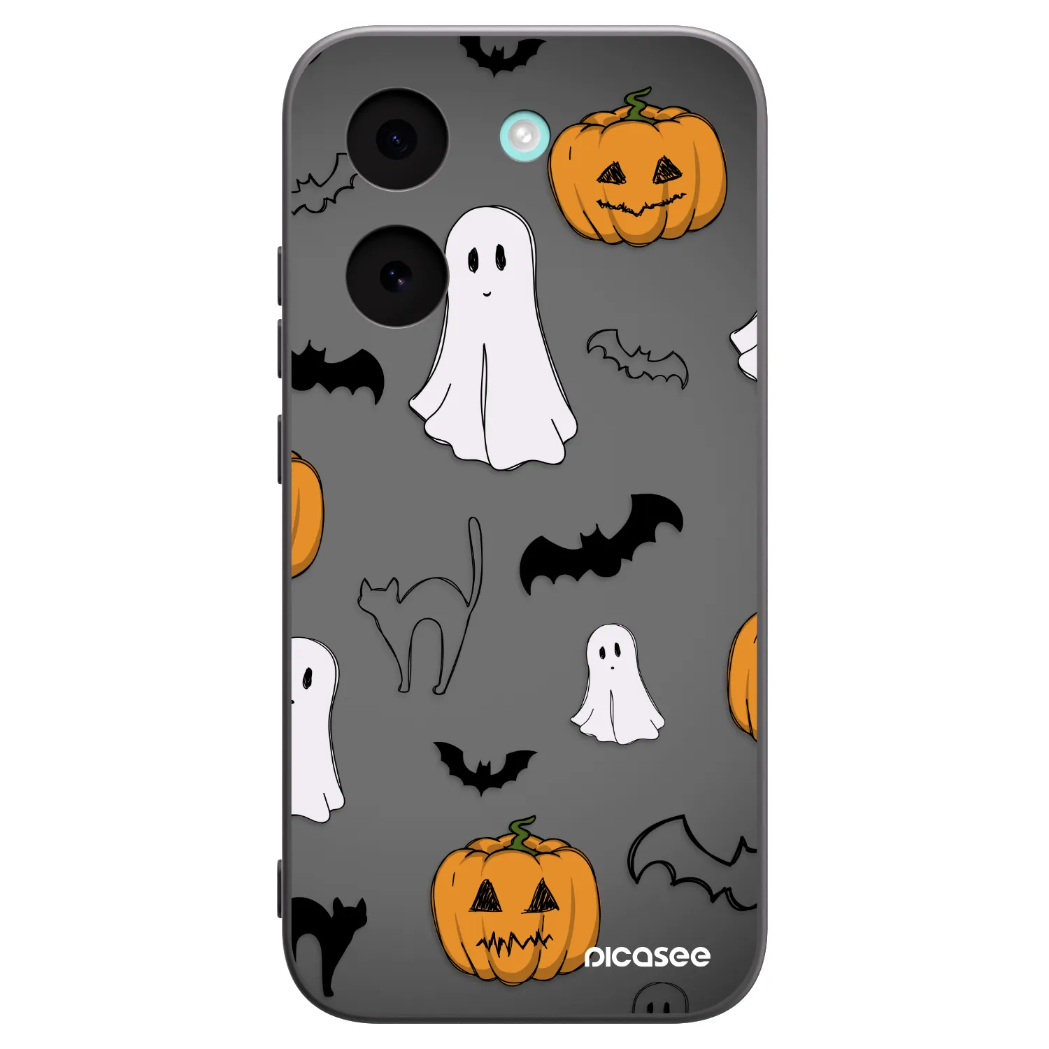 Picasee silikonový černý obal pro Xiaomi Poco X8 Pro - Spooky crew