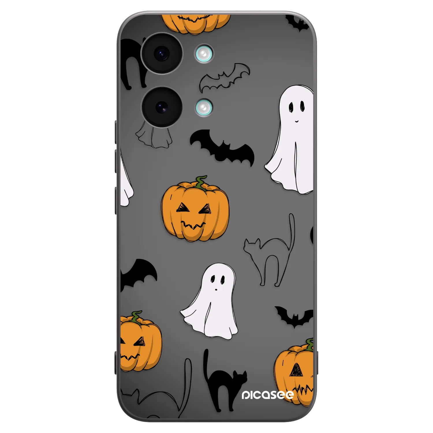 Picasee silikonový černý obal pro Xiaomi Poco X8 Pro Max - Spooky crew