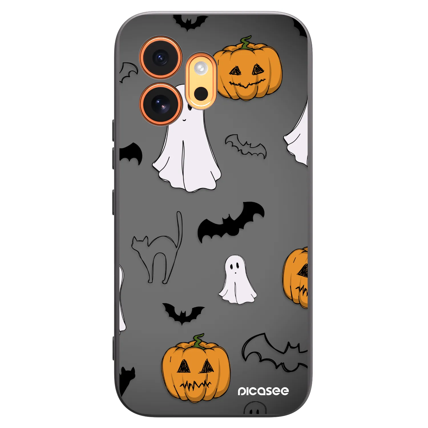 Picasee silikonový černý obal pro Honor 600 - Spooky crew