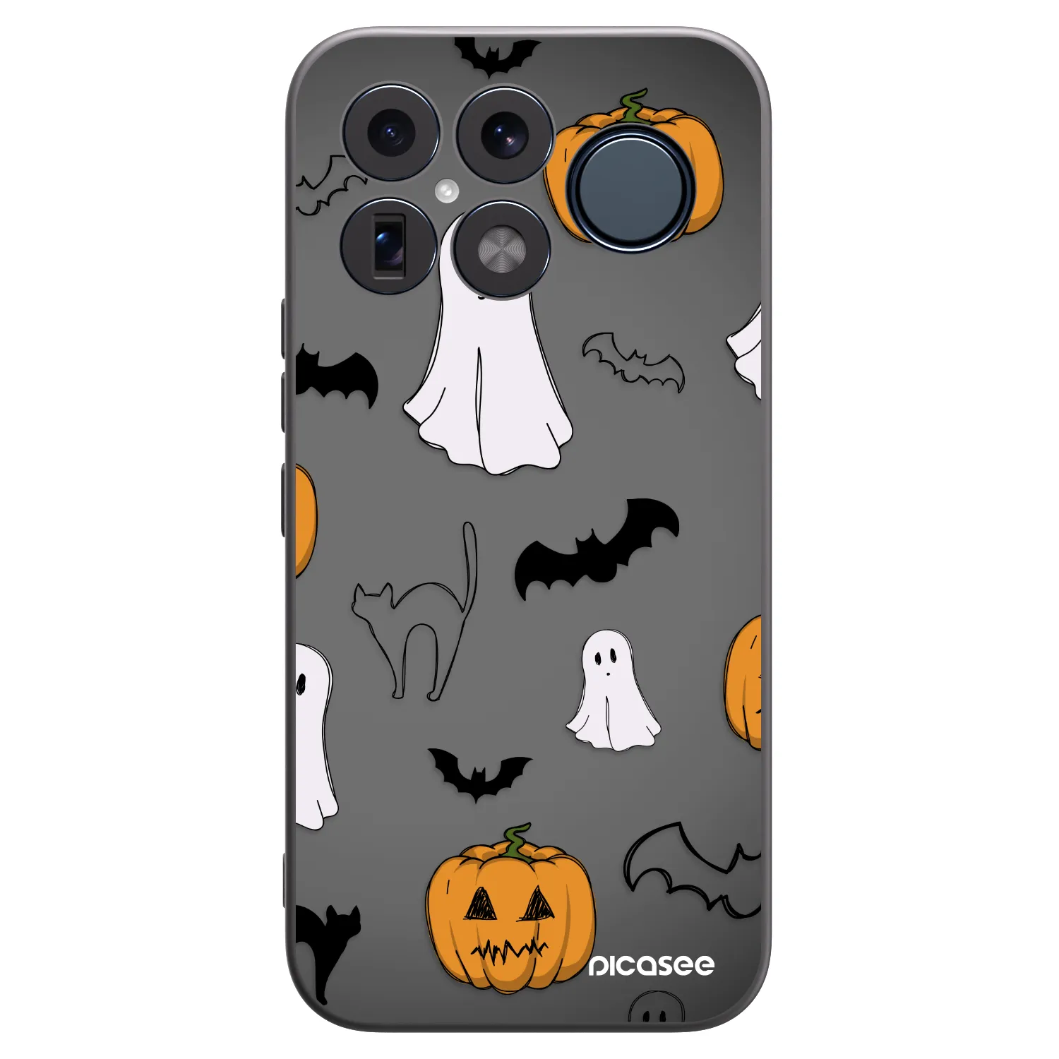 Picasee silikonový černý obal pro Xiaomi Poco F8 Ultra - Spooky crew