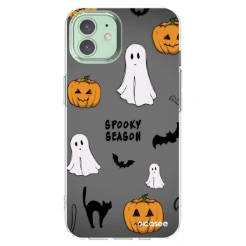 Picasee silikonový průhledný obal pro Apple iPhone 12 - Spooky season 2